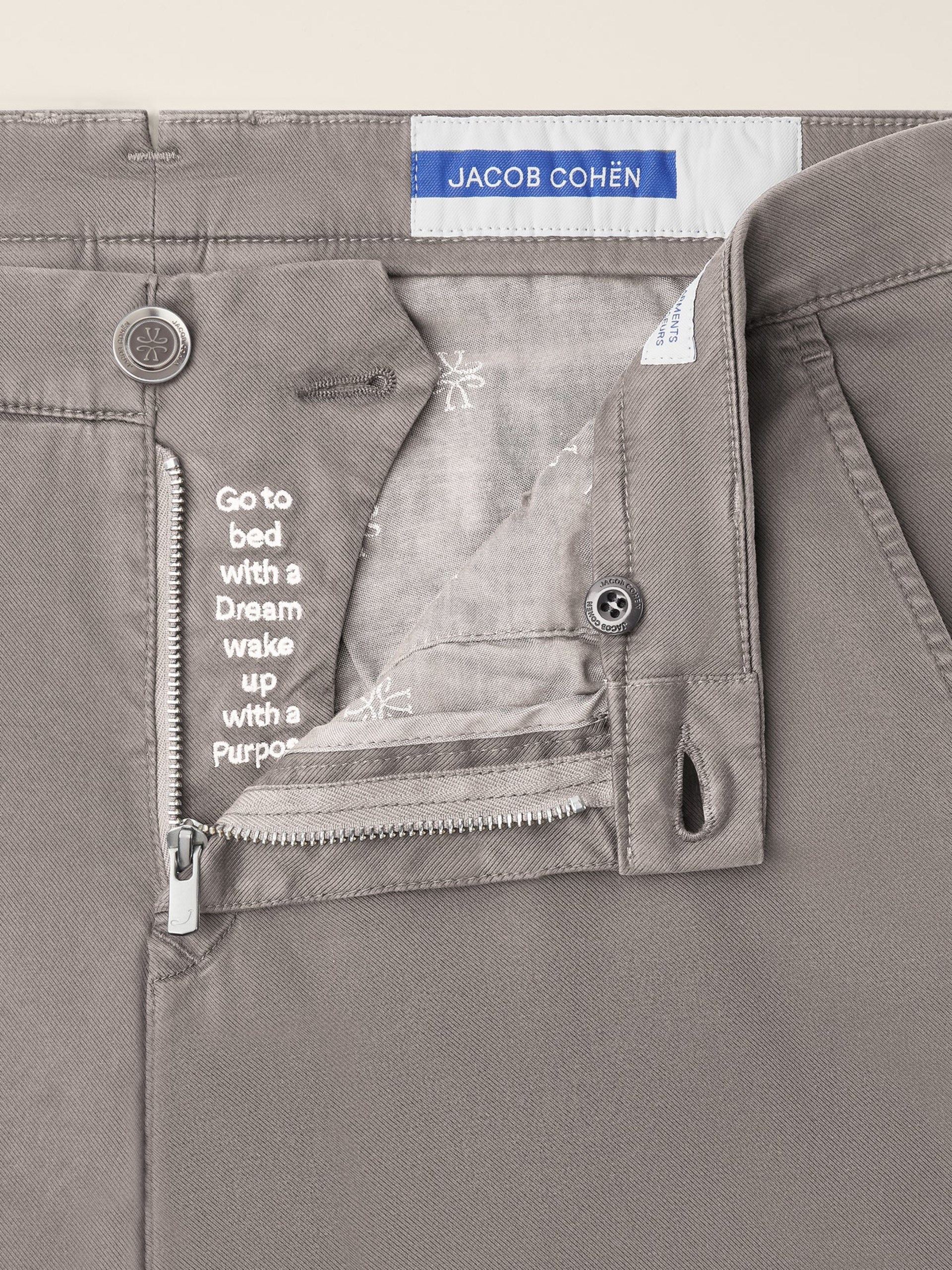 Jacob Cohën Bobby Men's Low-Rise Grey Jeans