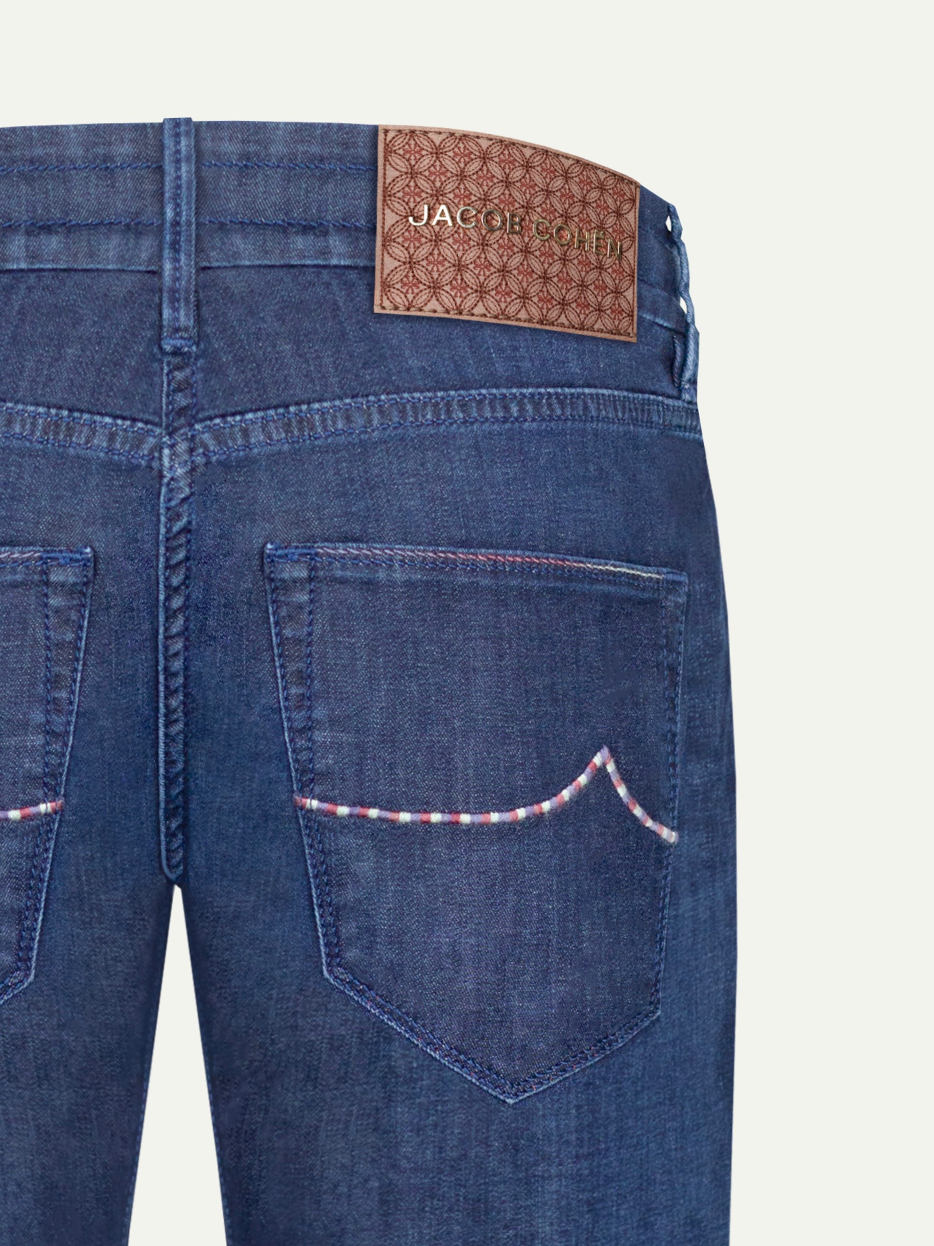 Jacob Cohën Men's Dark Blue Slim Fit Jeans
