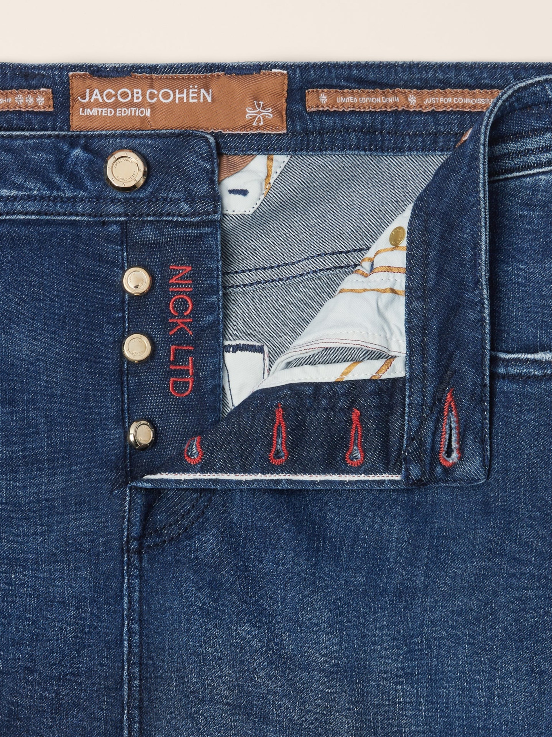 Jacob Cohën Nick LTD slim-fit men's dark blue jeans