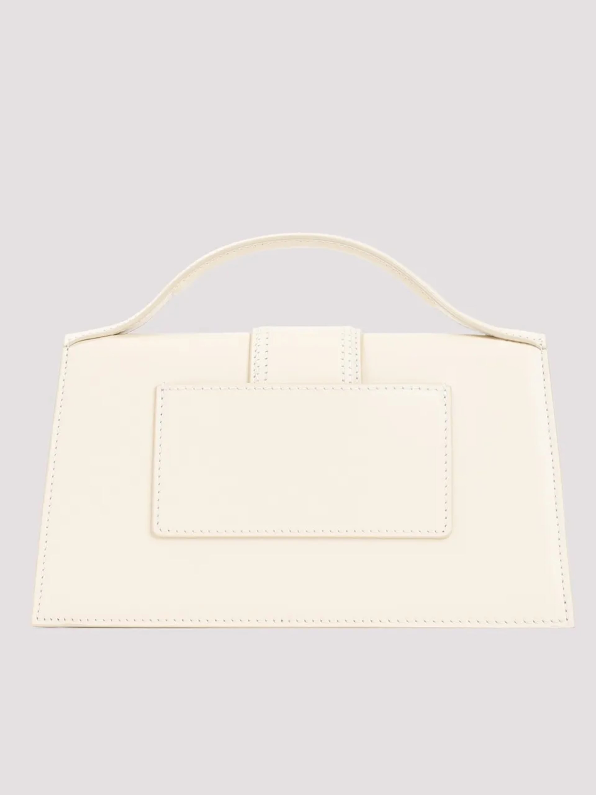 Ivory Jacquemus Bambino leather bag