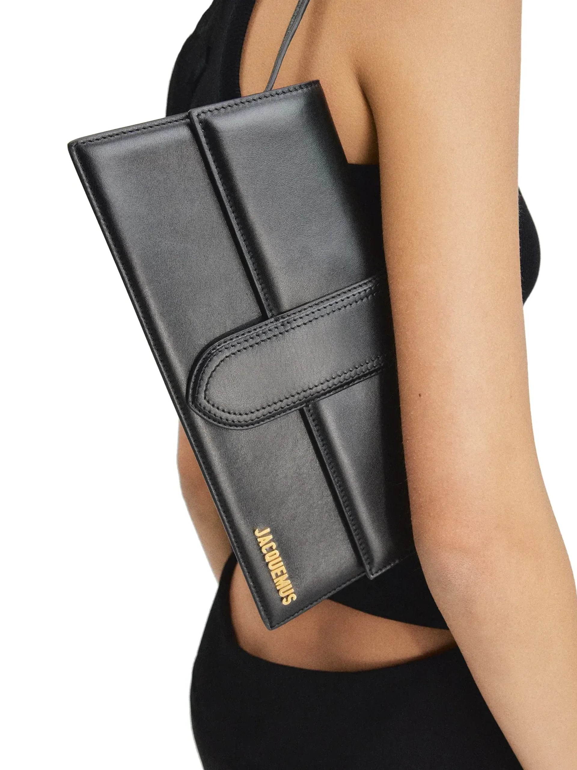 Чорна сумка Jacquemus Chiquito зі шкіри