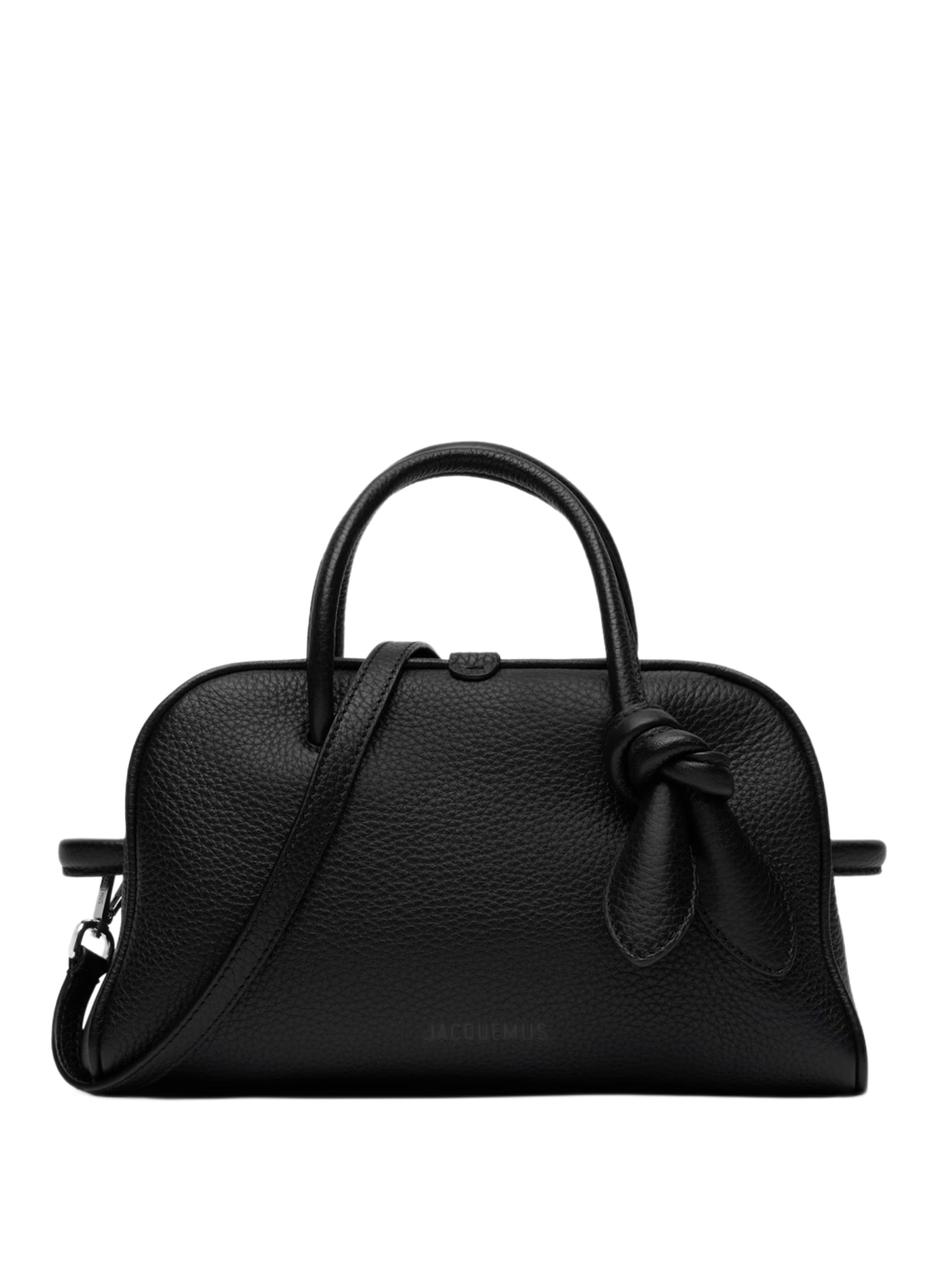 Jacquemus Turismo Small black leather bag