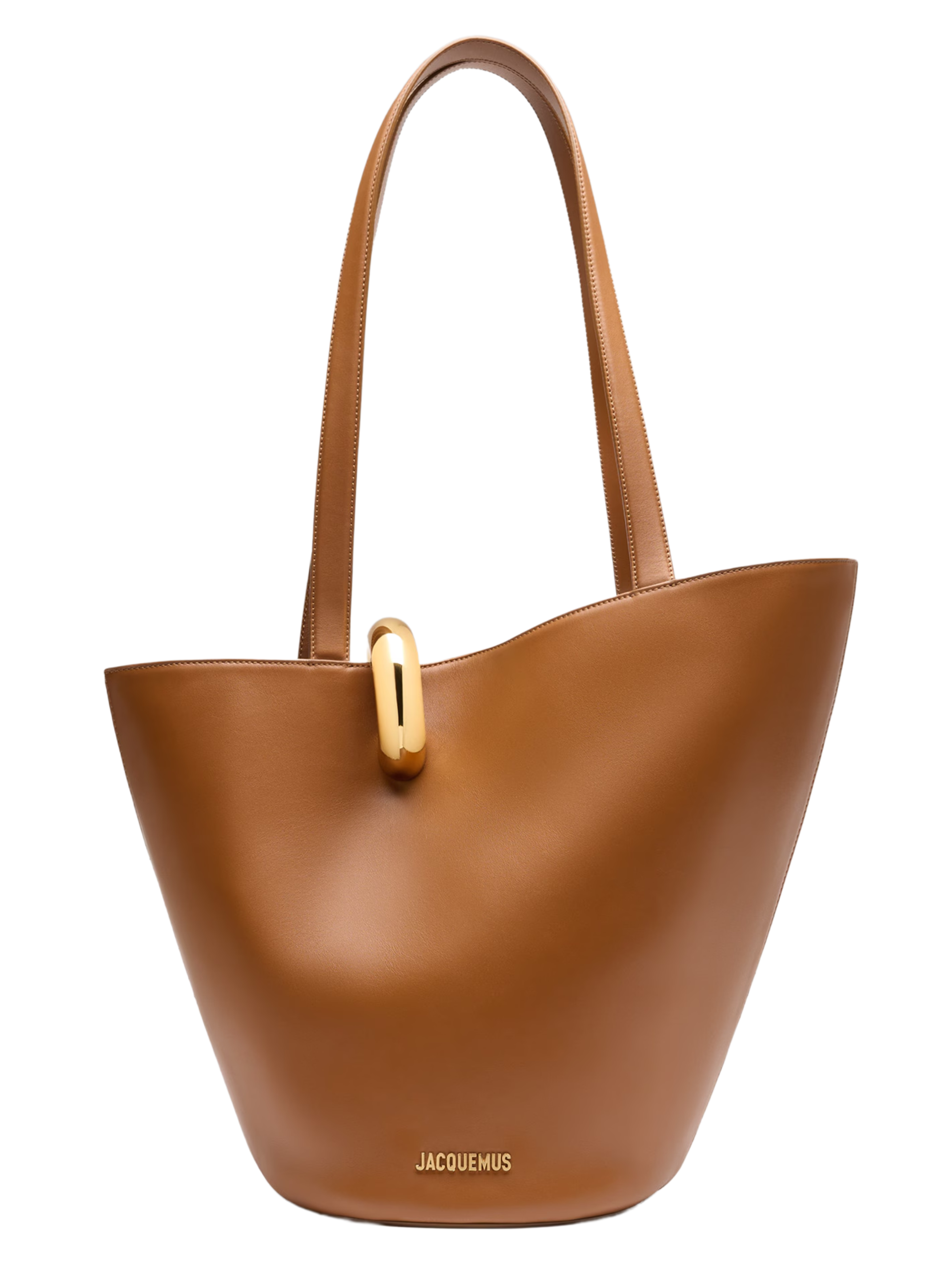 Коричнева сумка-відро Jacquemus The medium Bambola