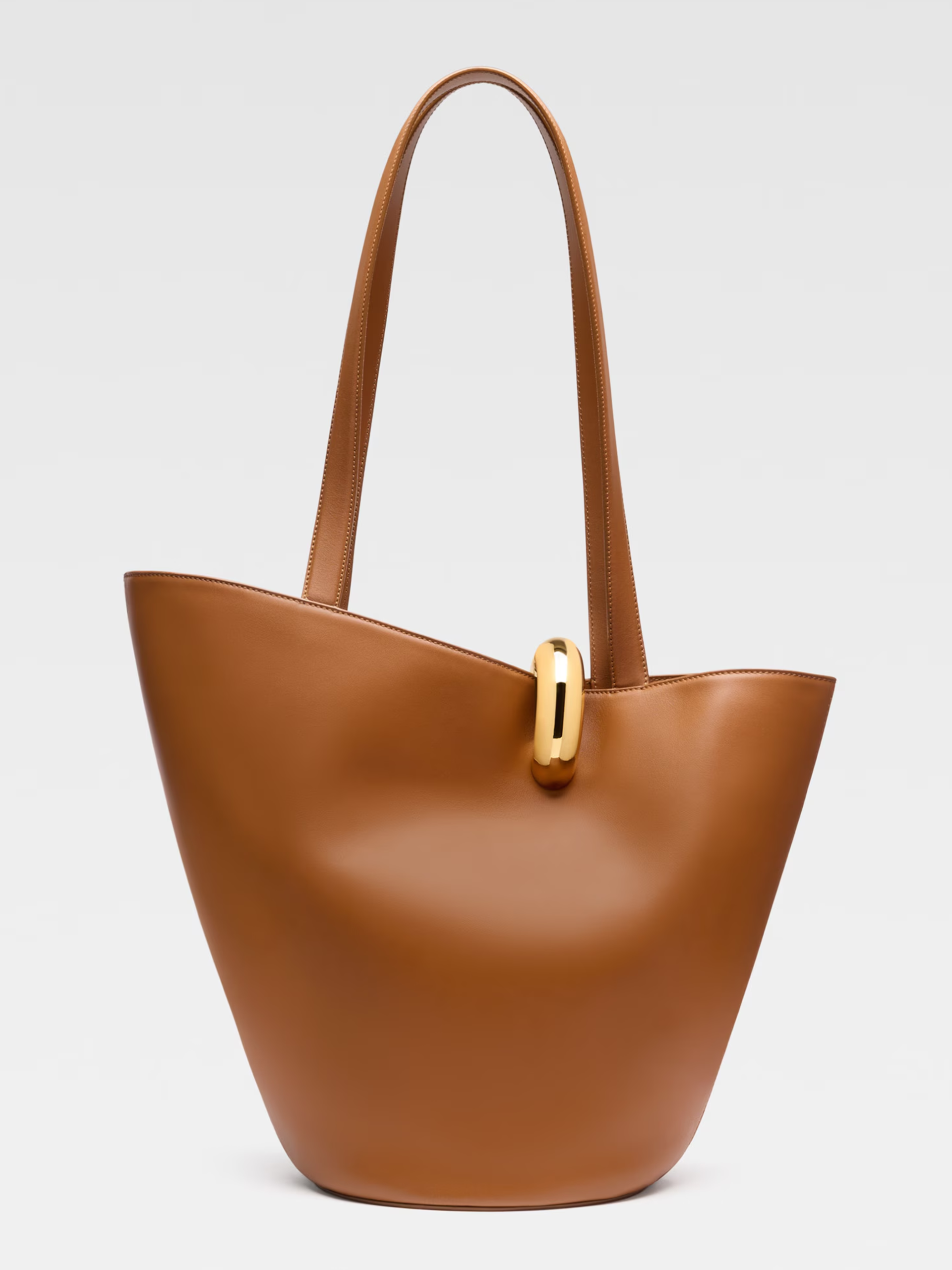 Коричнева сумка-відро Jacquemus The medium Bambola