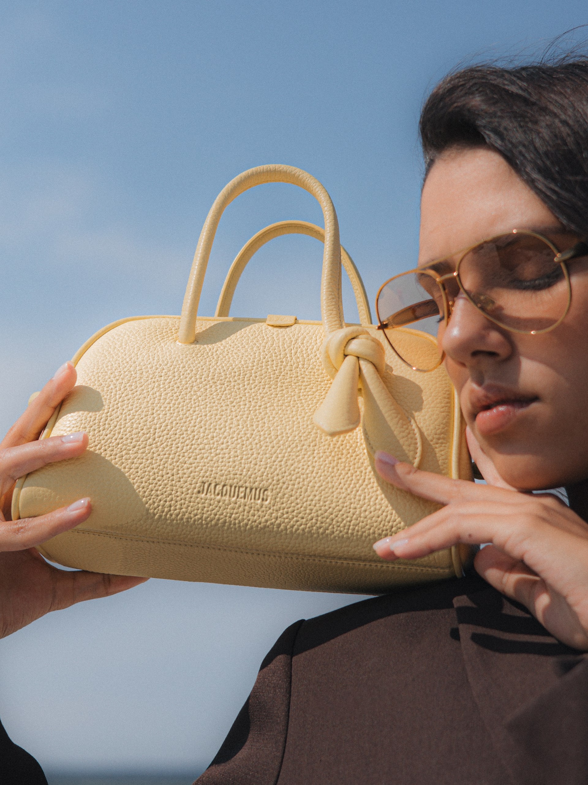 Жовта сумка через плече Jacquemus The Turismo small