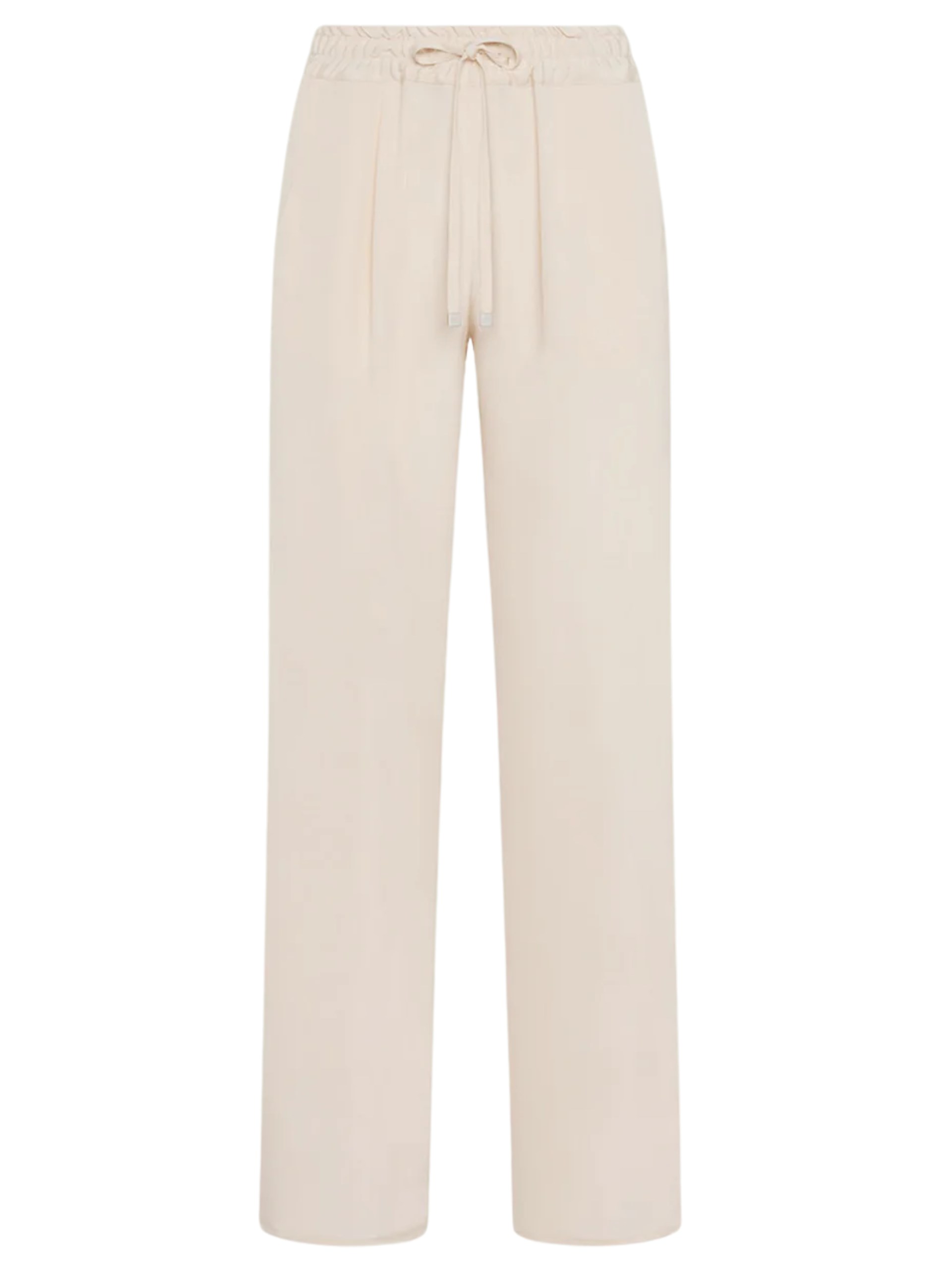 Light pink silk pants Kiton loose fit