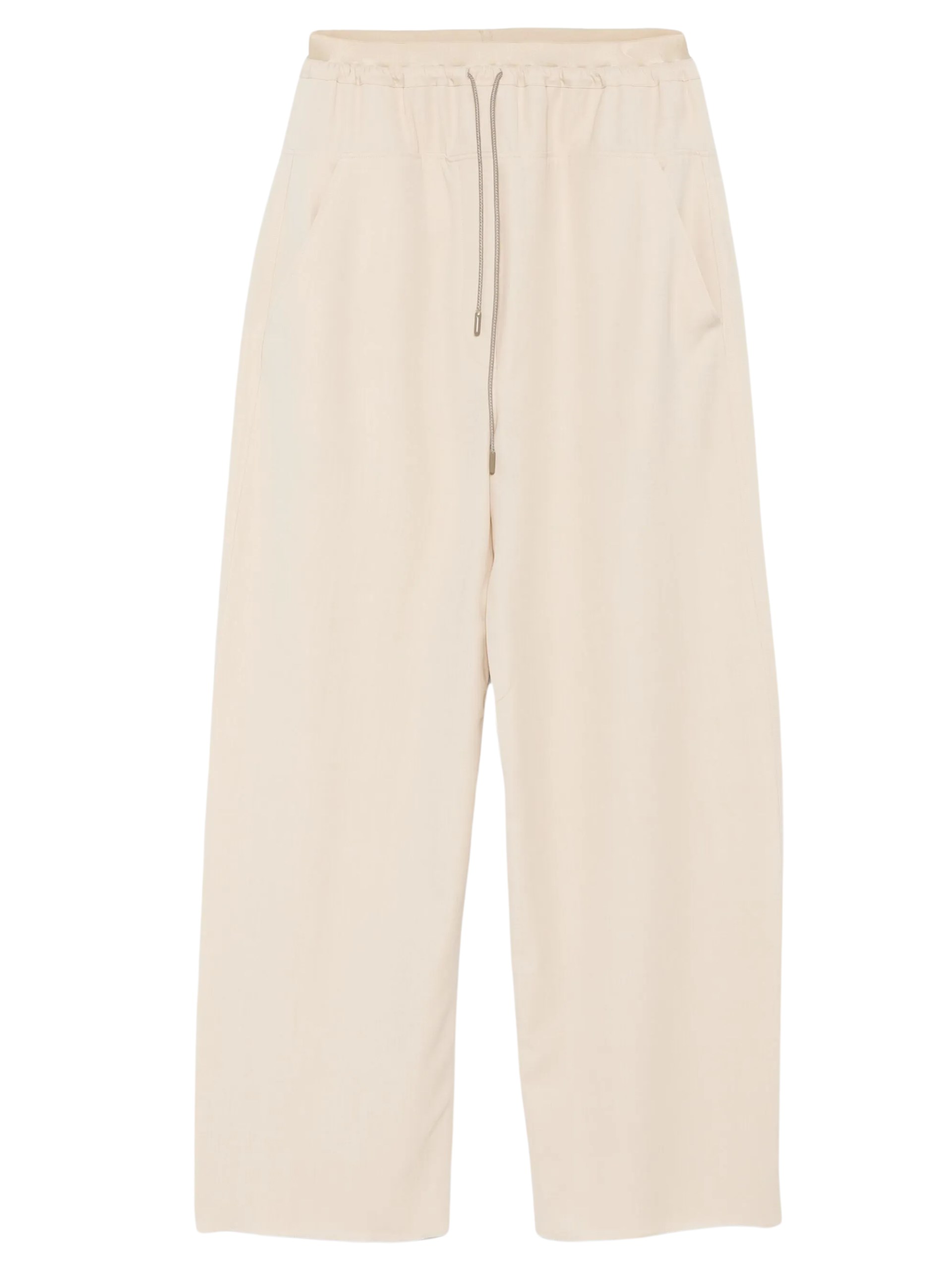 Lanvin beige wide-leg pants