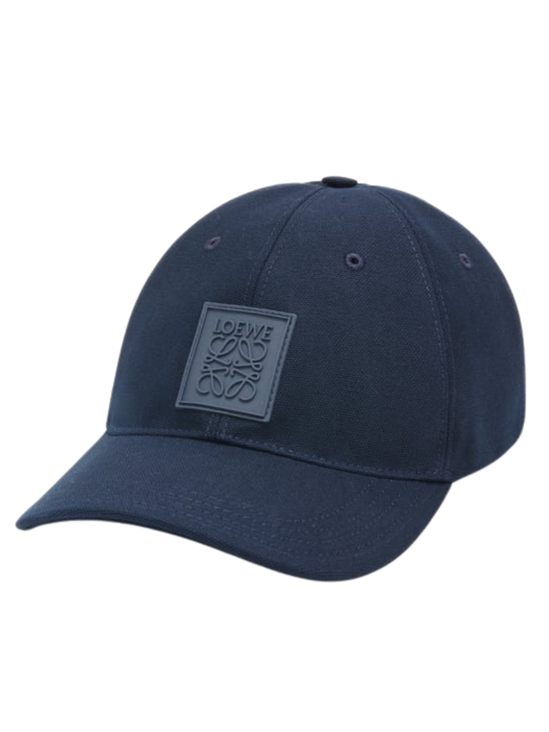 Men's navy blue Loewe cap with Anagram logo