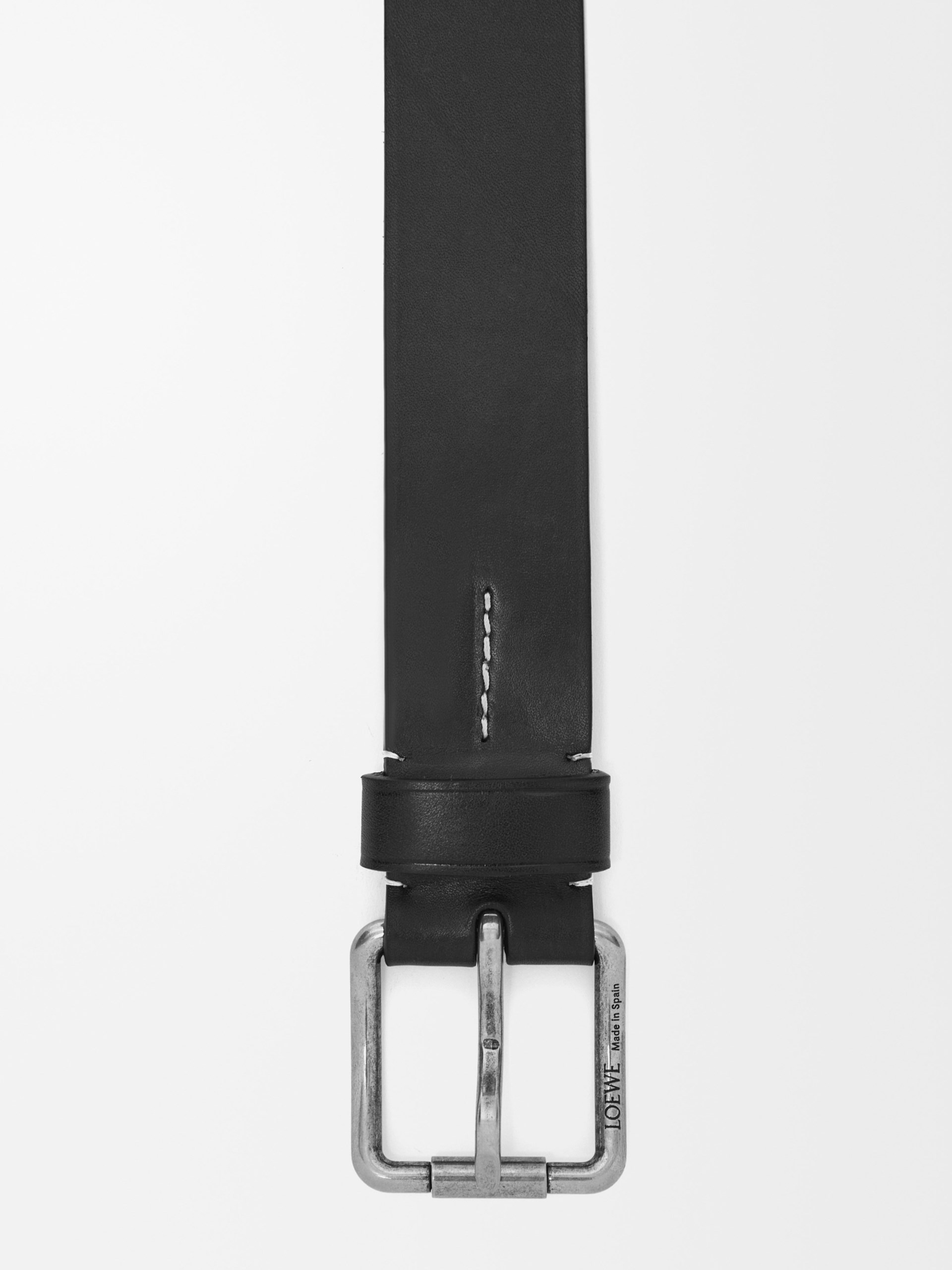 Men's black Loewe leather belt