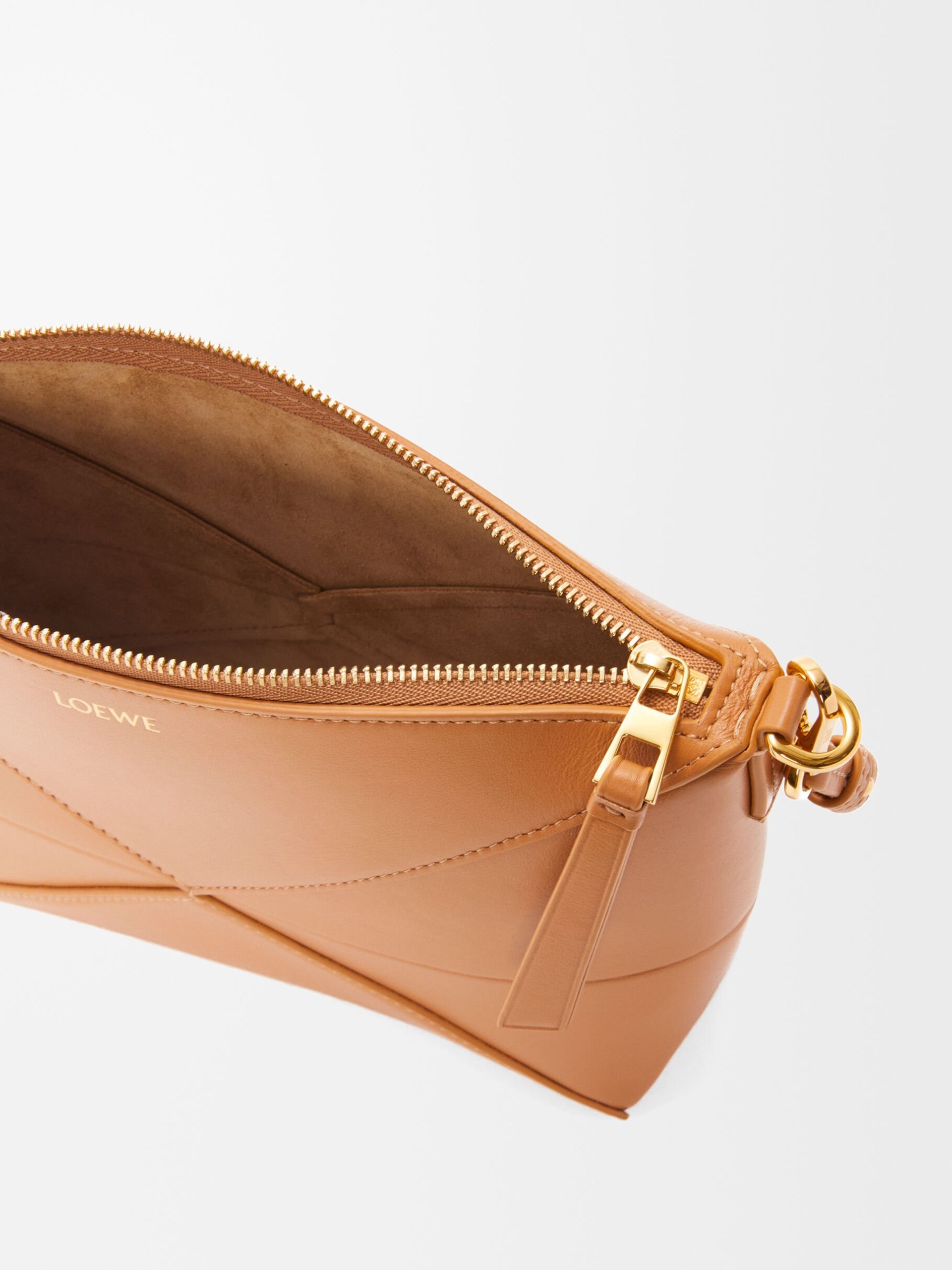 Loewe Puzzle Fold bag in caramel color