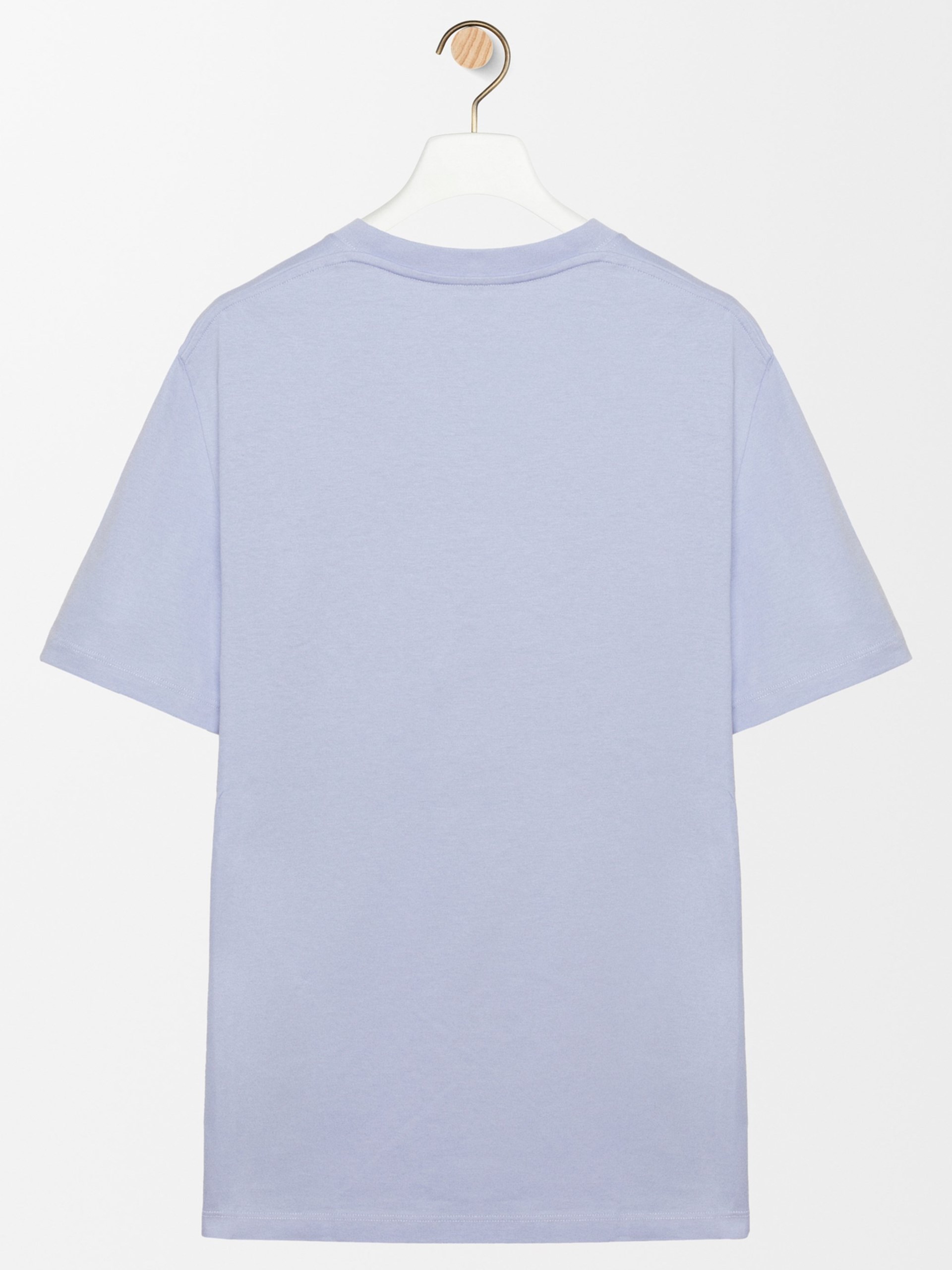 Loewe unisex blue T-shirt with tonal Anagram embroidered logo