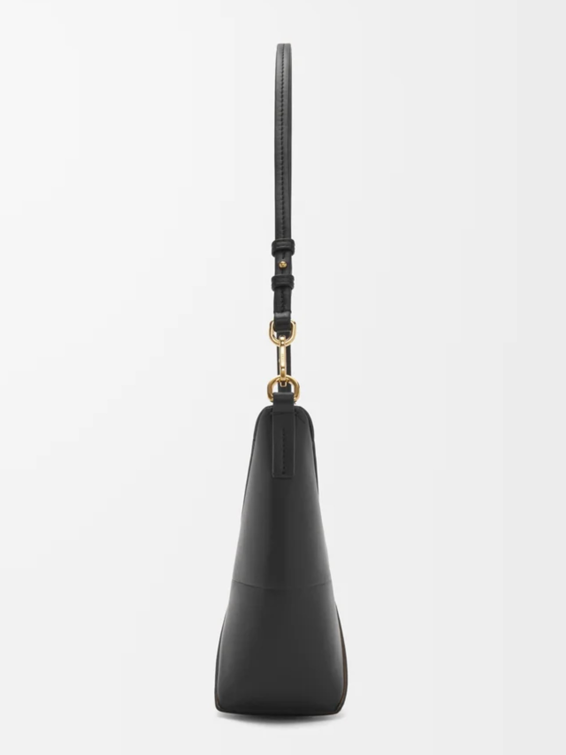 Loewe Puzzle Fold black leather bag