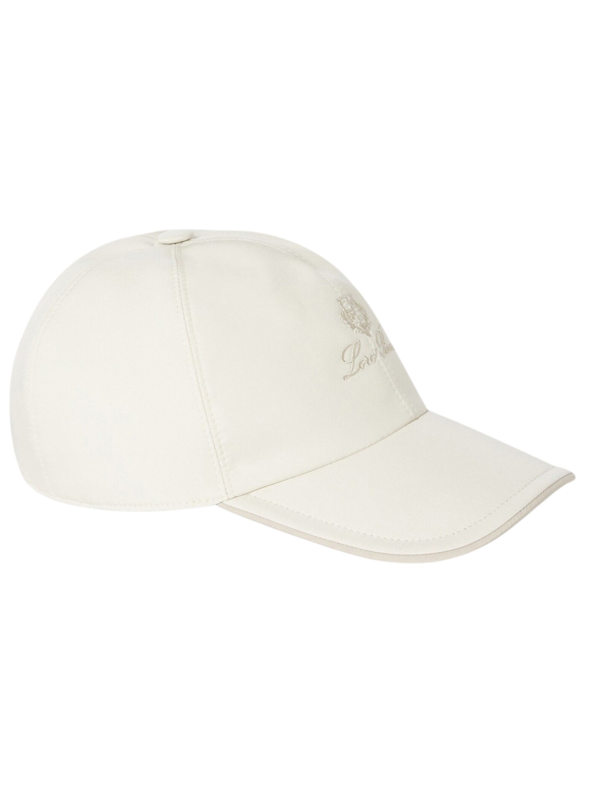 Ivory unisex Loro Piana cap with Storm System® treatment