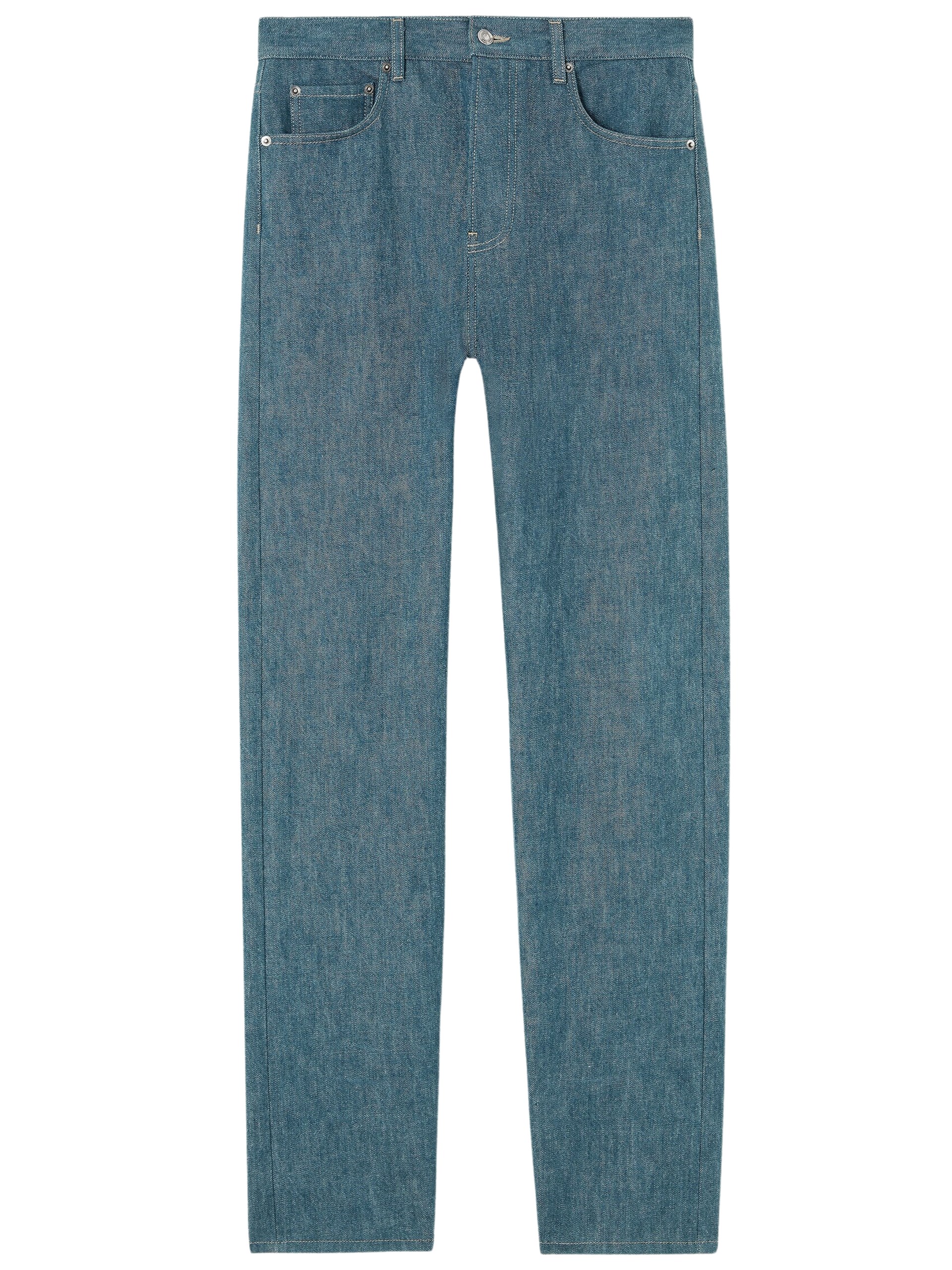 Men's blue Loro Piana Kamen straight-cut jeans