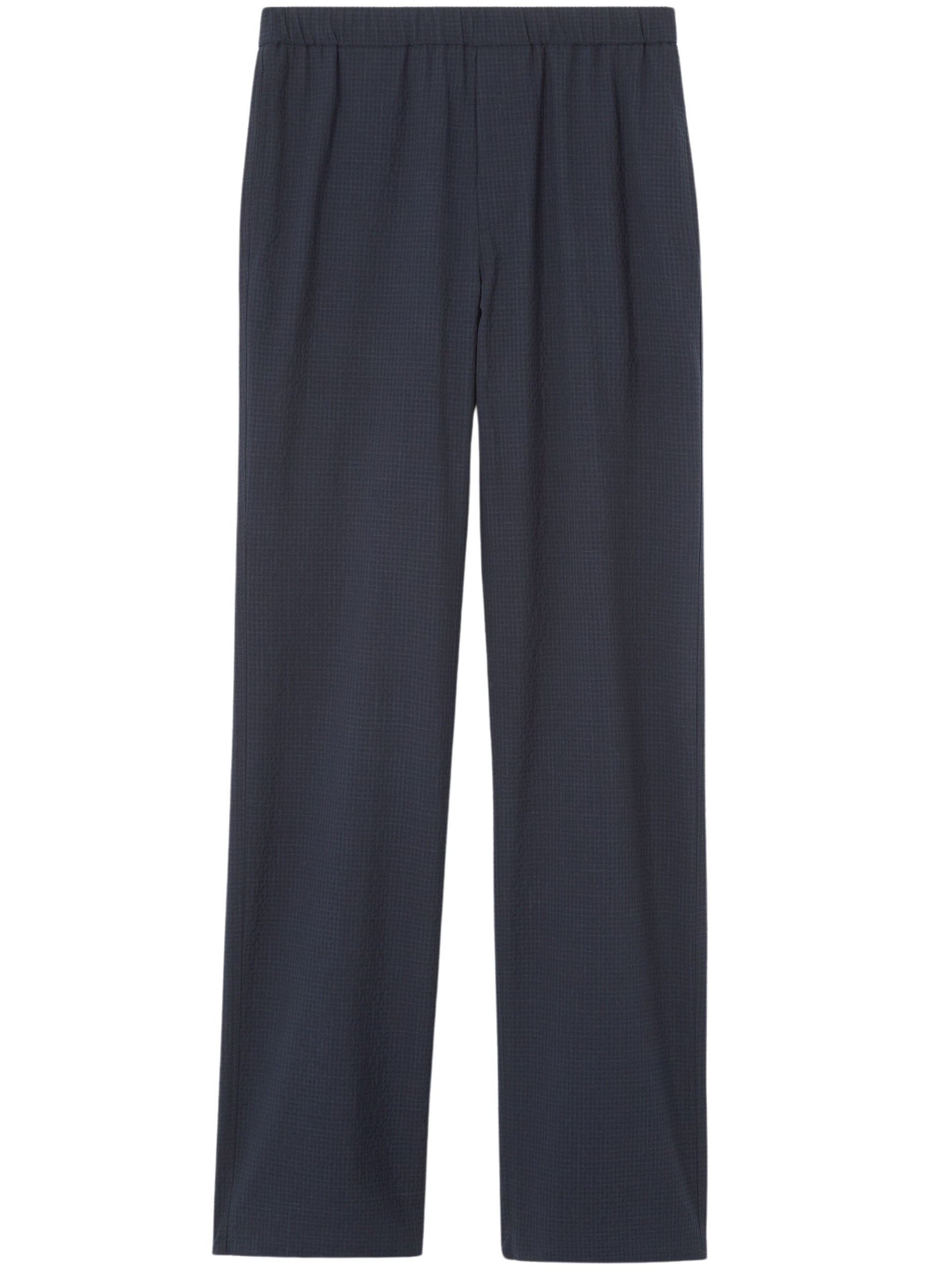 Men's navy blue Loro Piana Marlyn straight-cut trousers