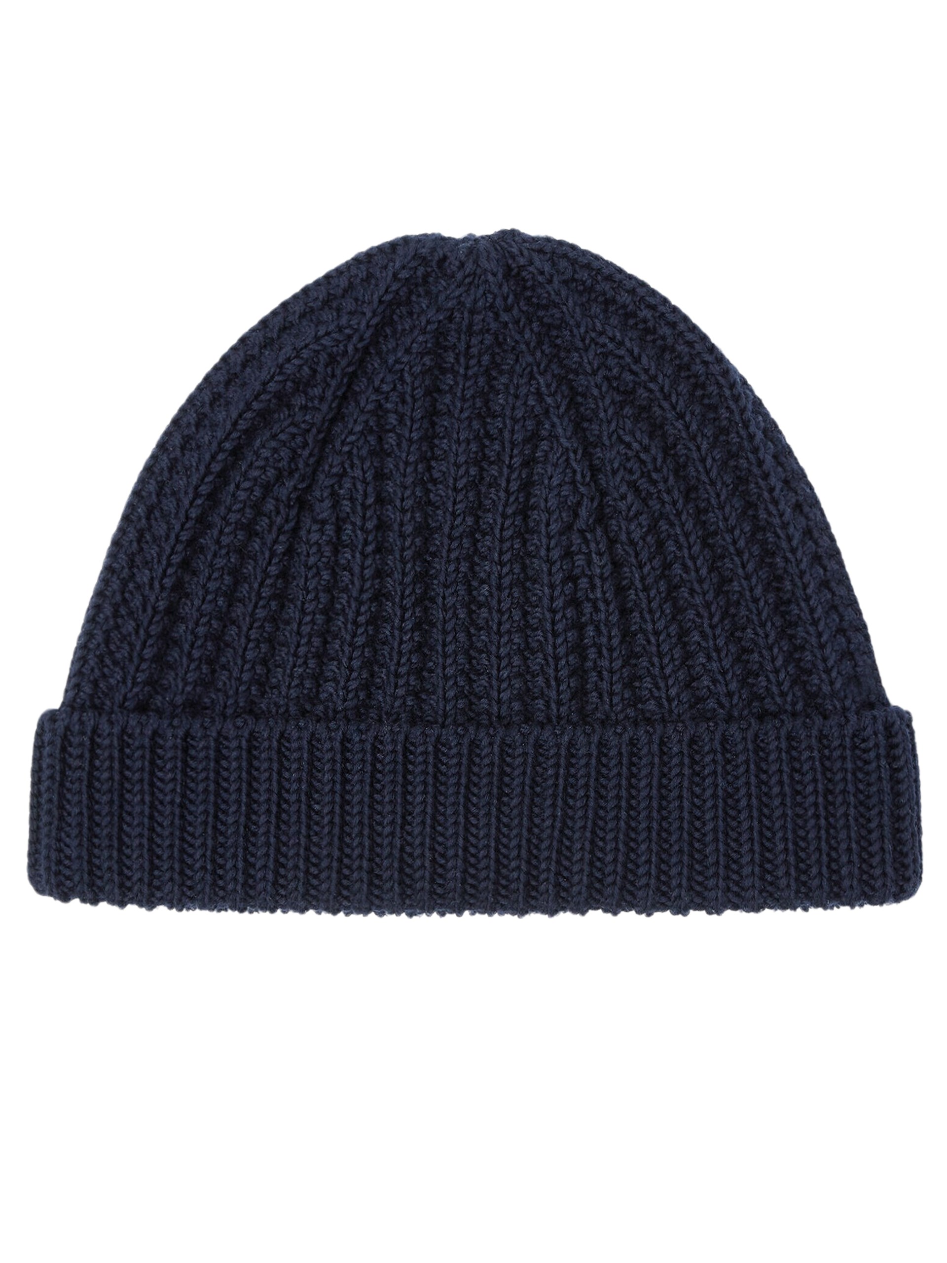 Men's navy blue Loro Piana cotton hat