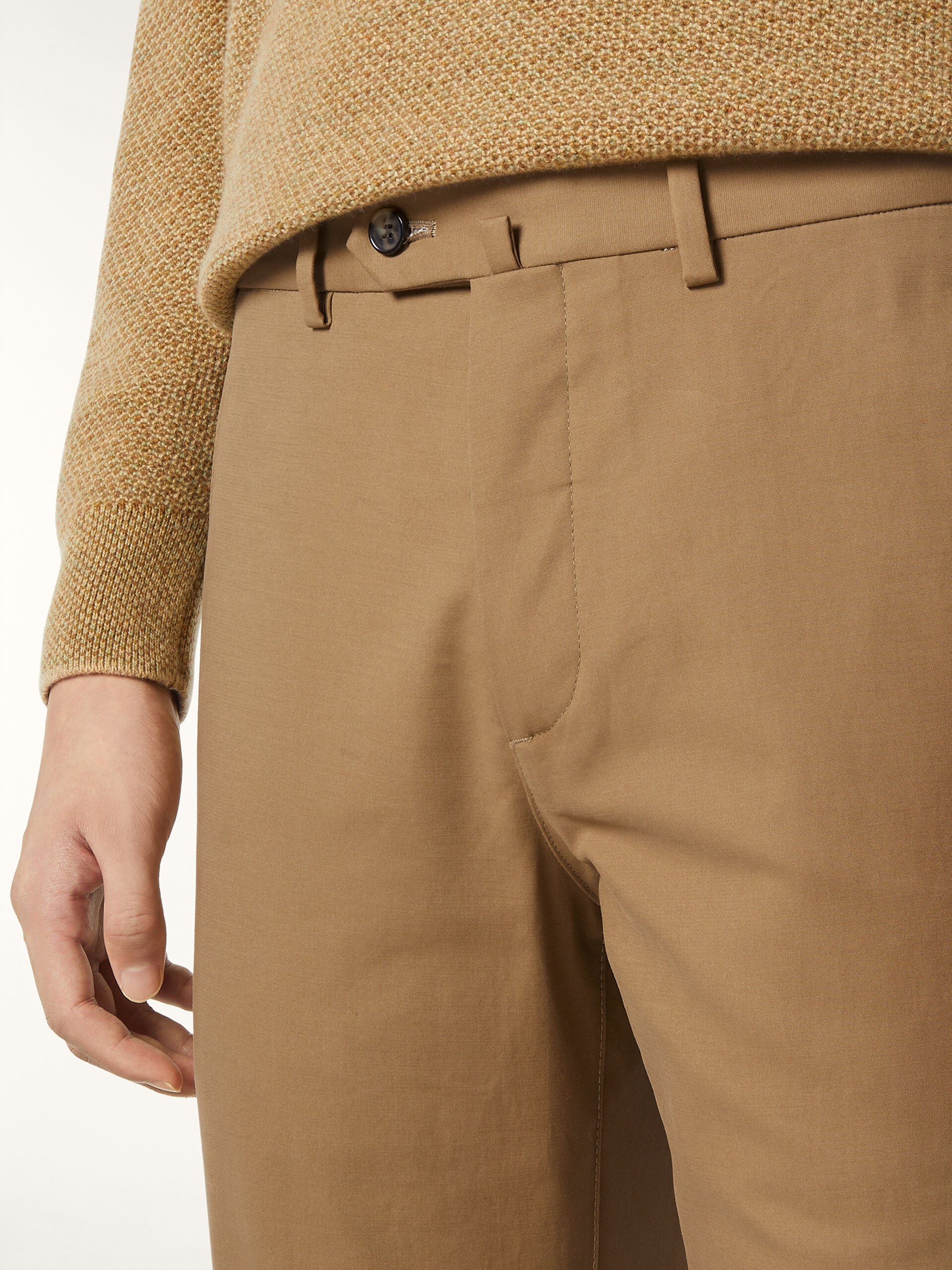 Loro Piana Carlo Men's dark beige trousers
