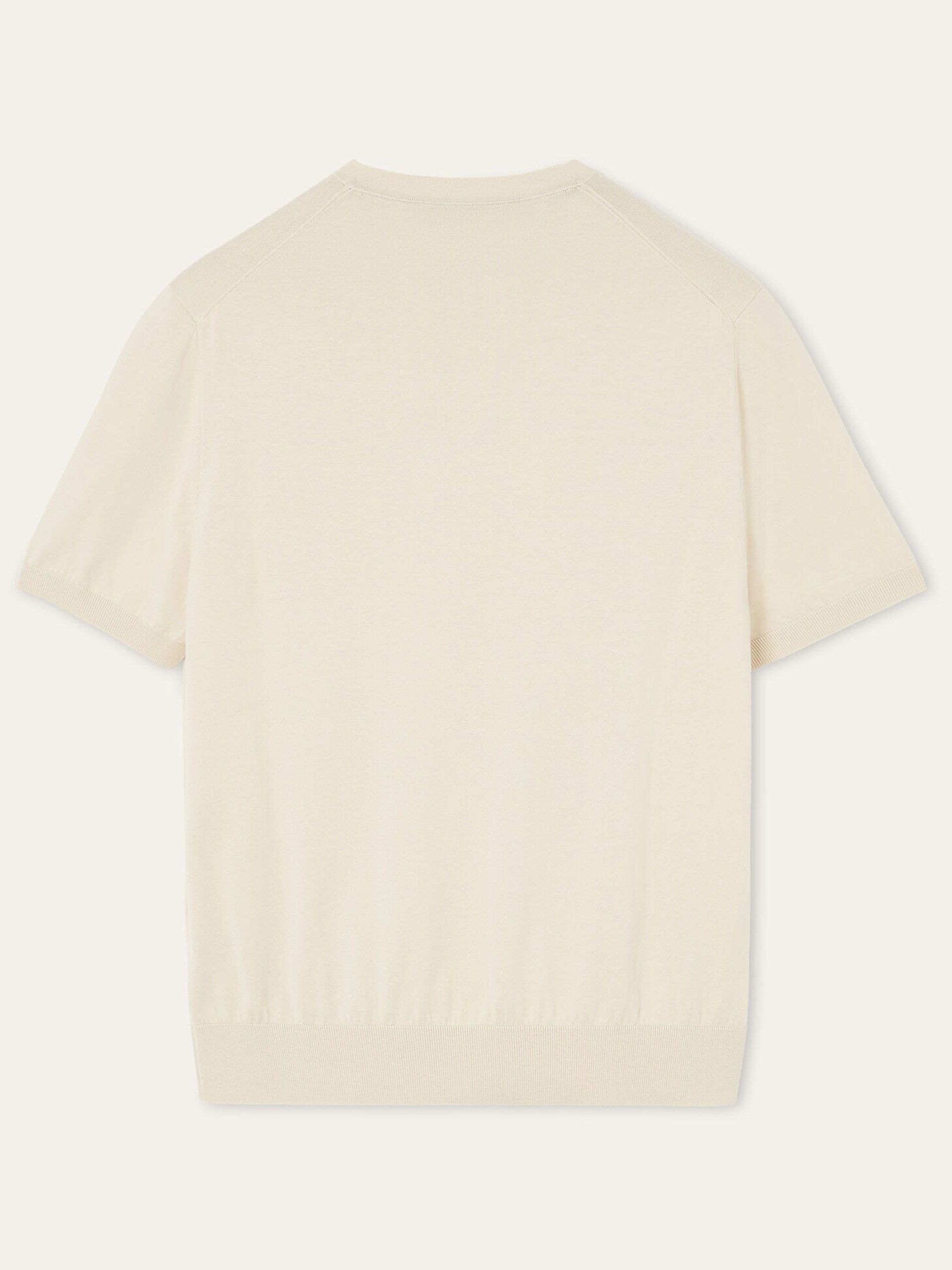 Men's ivory Loro Piana cotton t-shirt