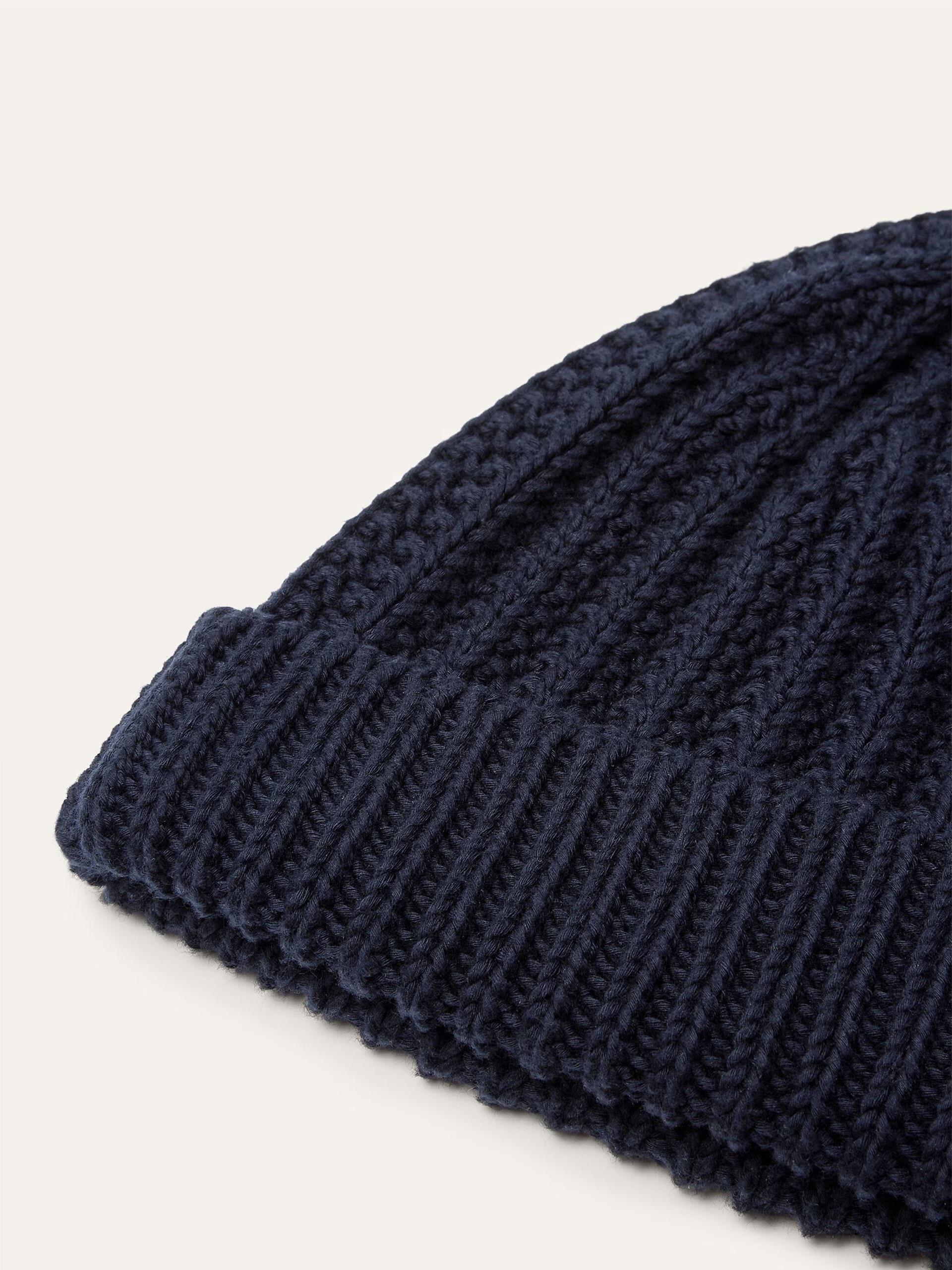 Men's navy blue Loro Piana cotton hat