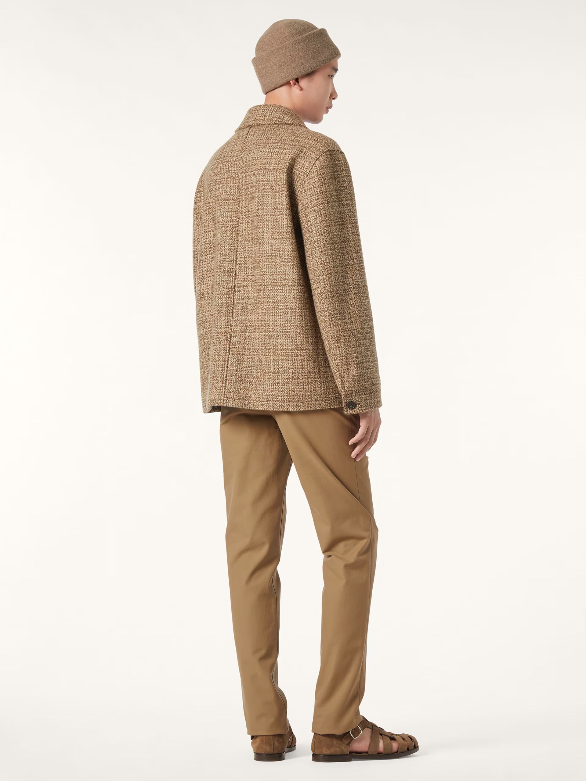 Loro Piana Carlo Men's dark beige trousers