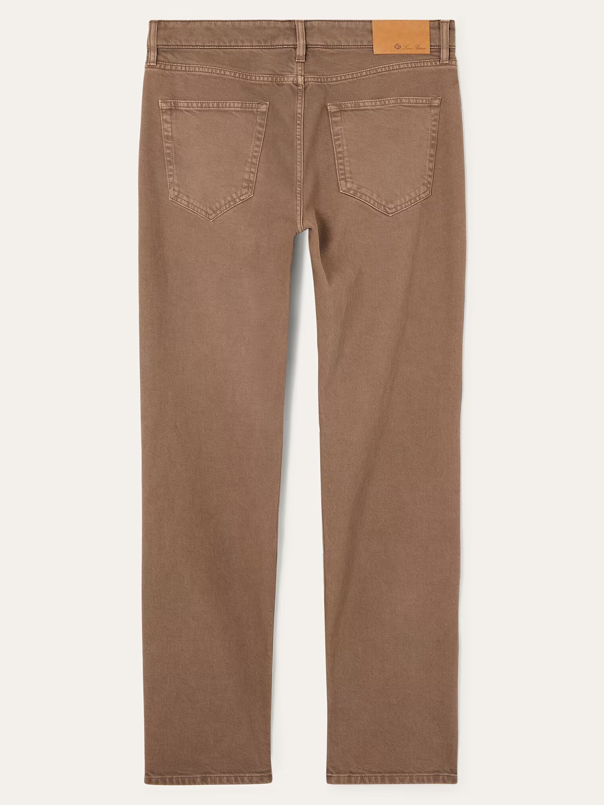 Men's brown Loro Piana Quarona jeans