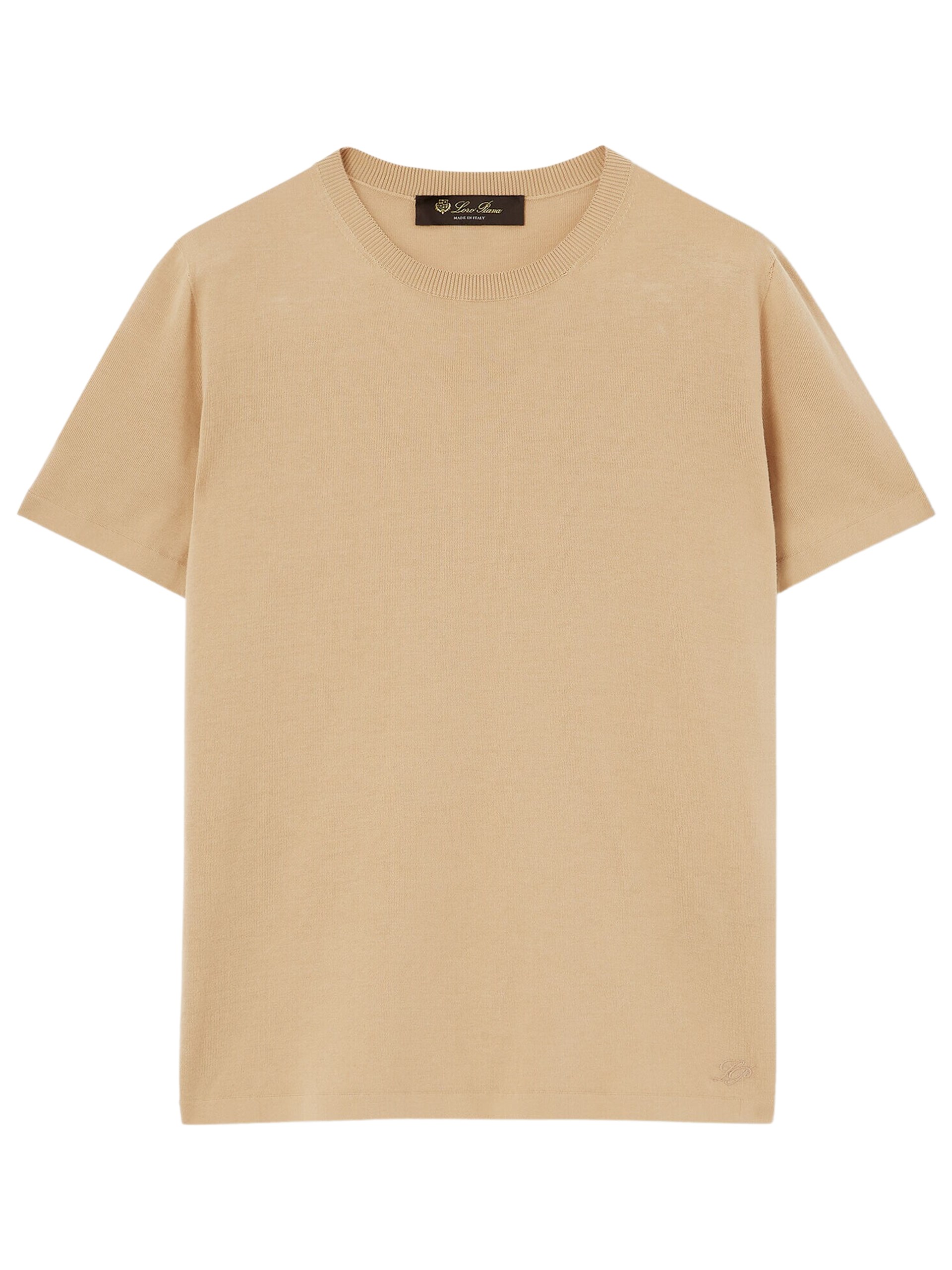 Beige Loro Piana cotton T-shirt