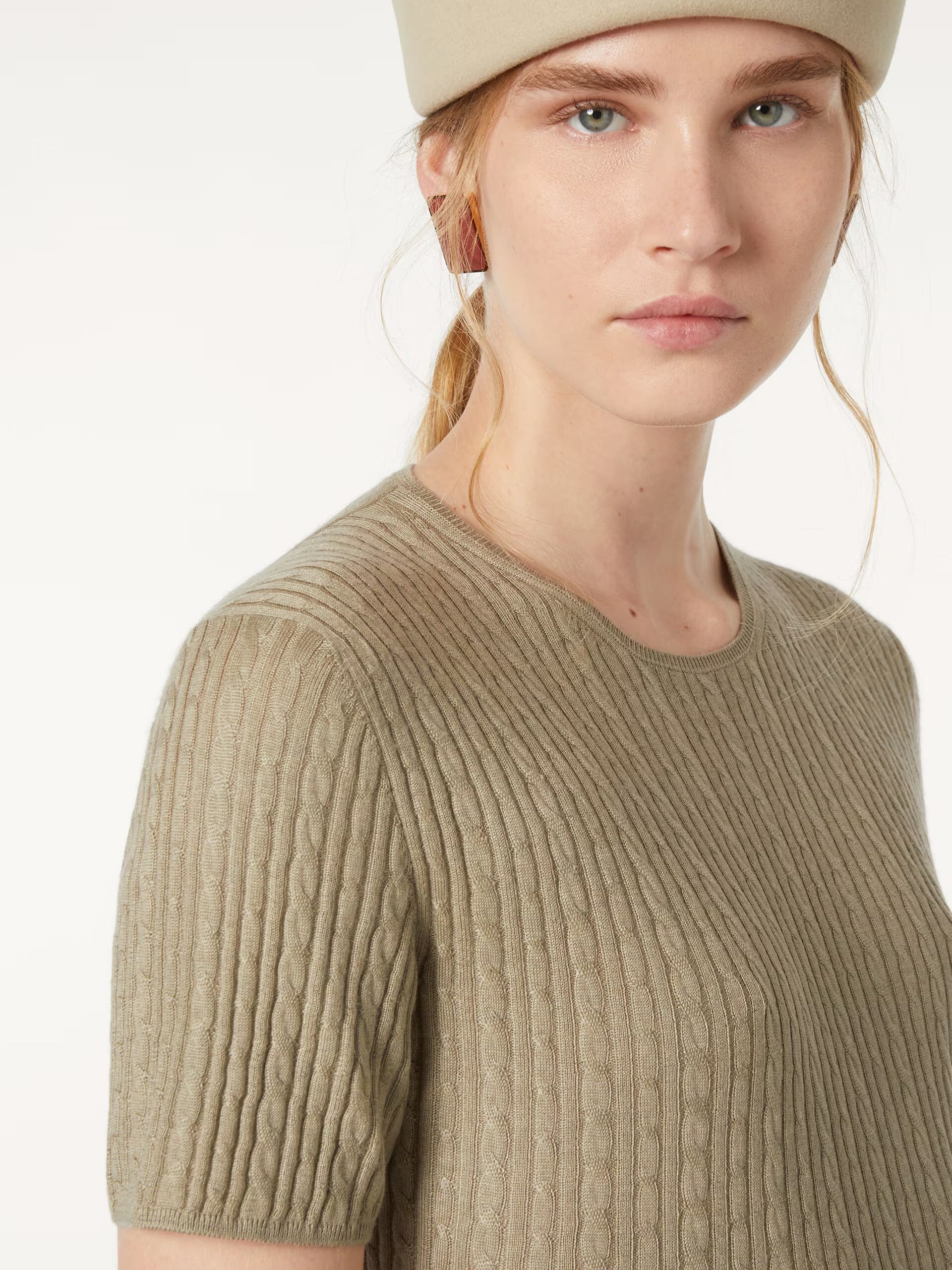 Loro Piana Rimella green knitted T-shirt