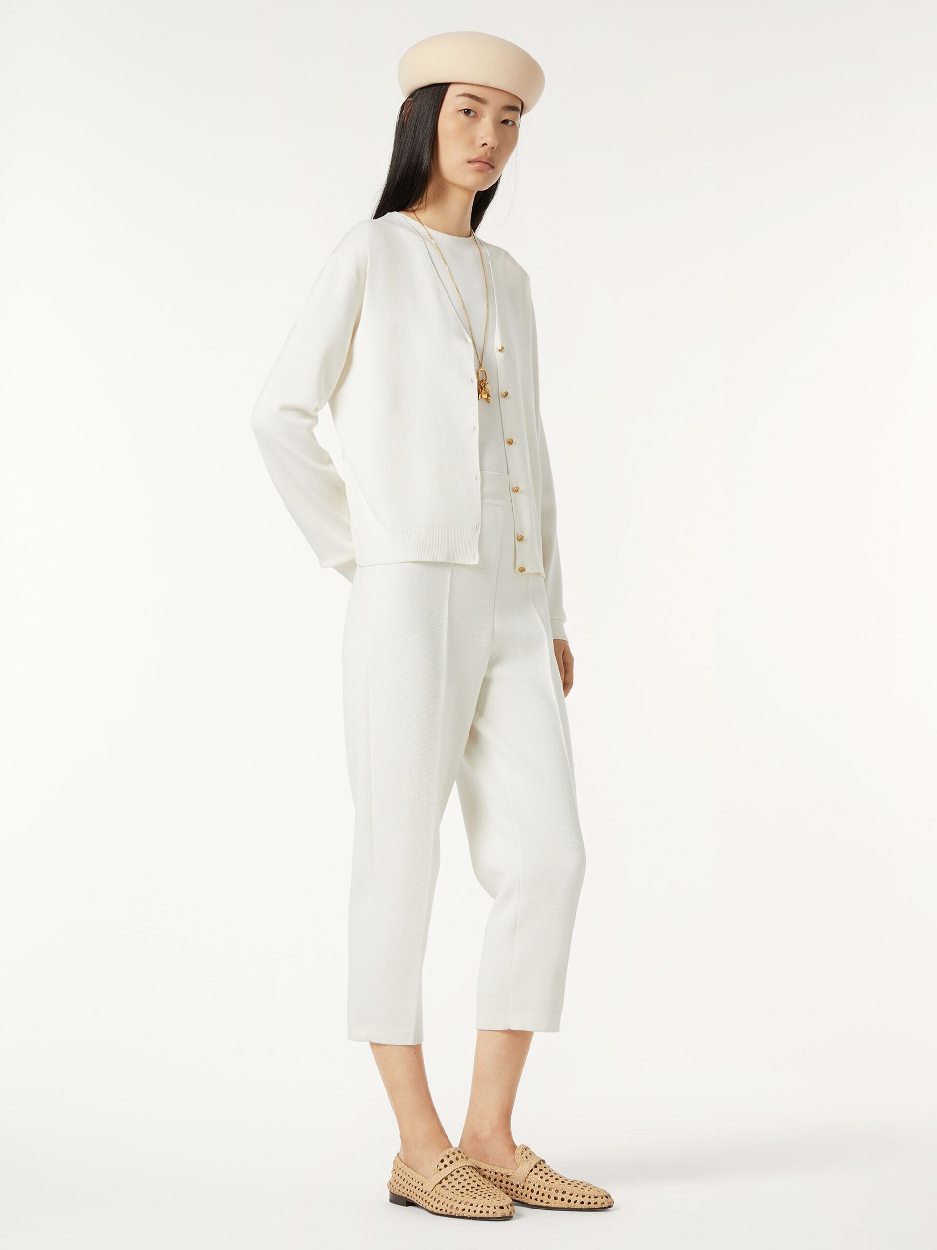 Loro Piana Siena white pants