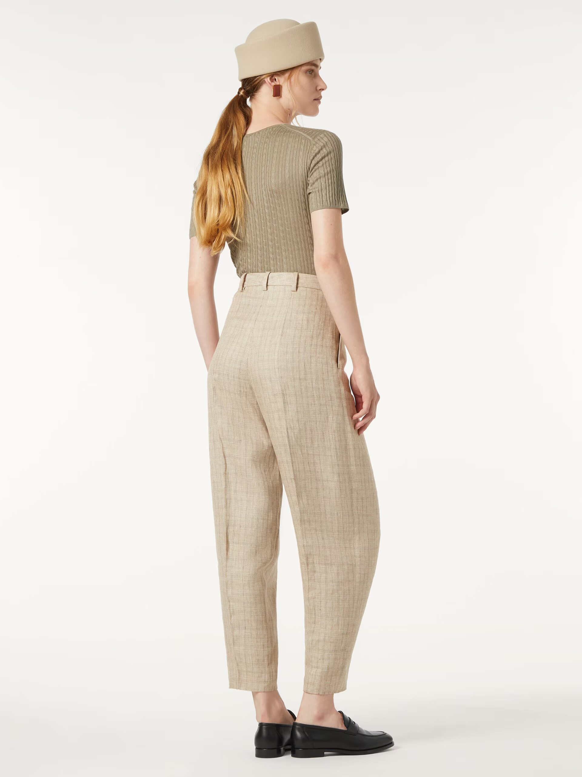 Loro Piana Rimella green knitted T-shirt
