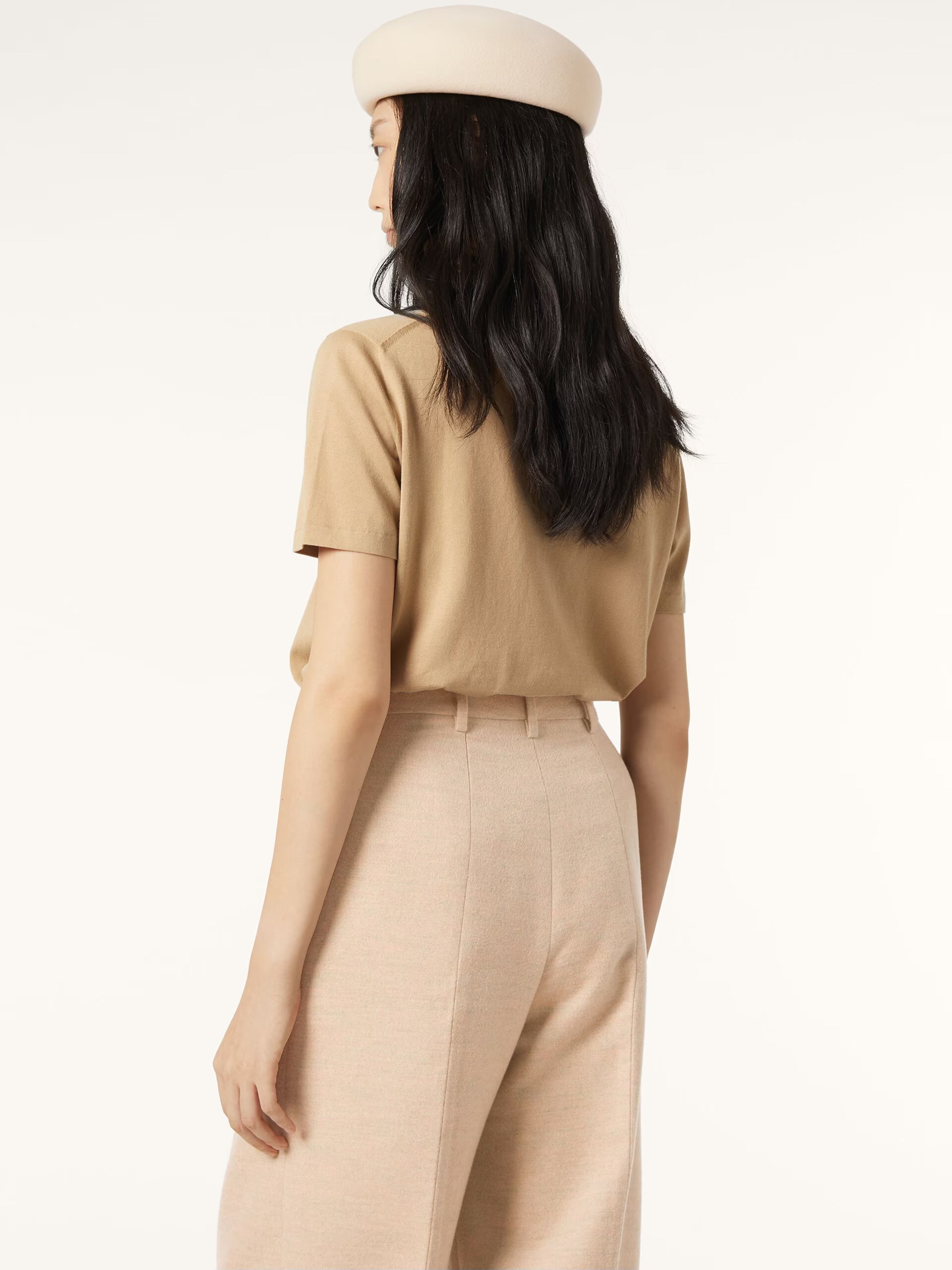 Beige Loro Piana cotton T-shirt