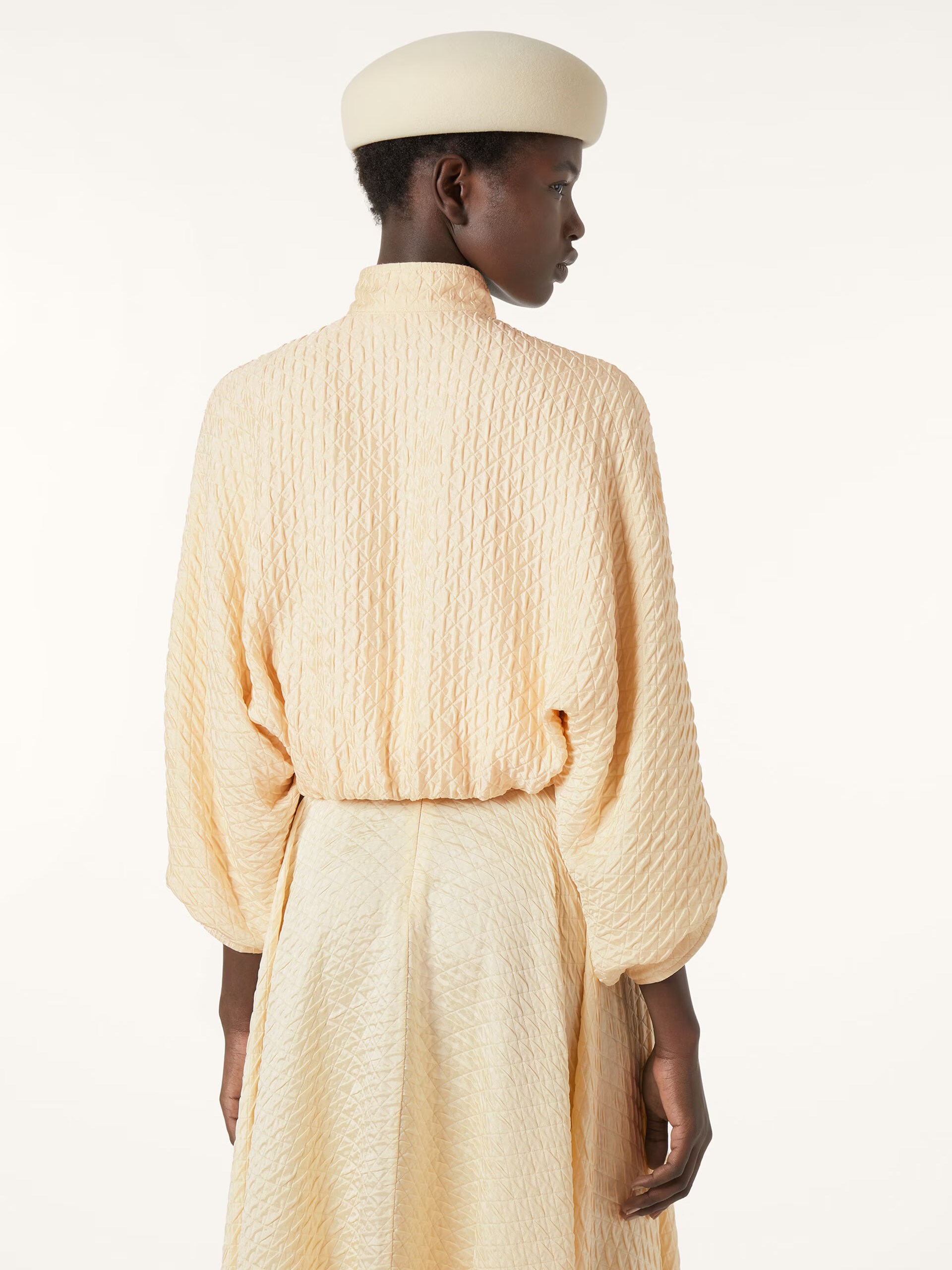 Loro Piana Benedetta ivory silk jacket