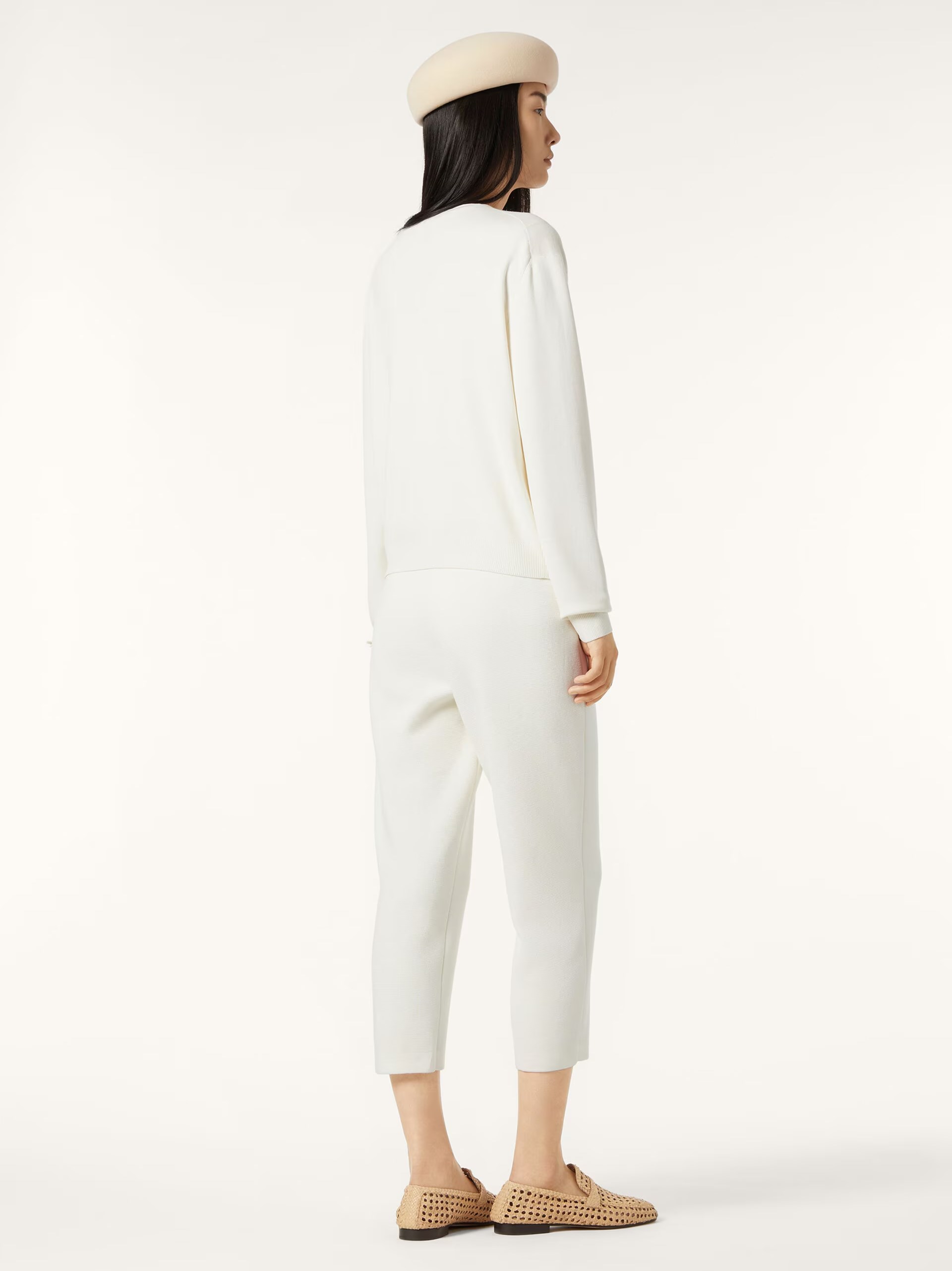 Loro Piana Siena white pants