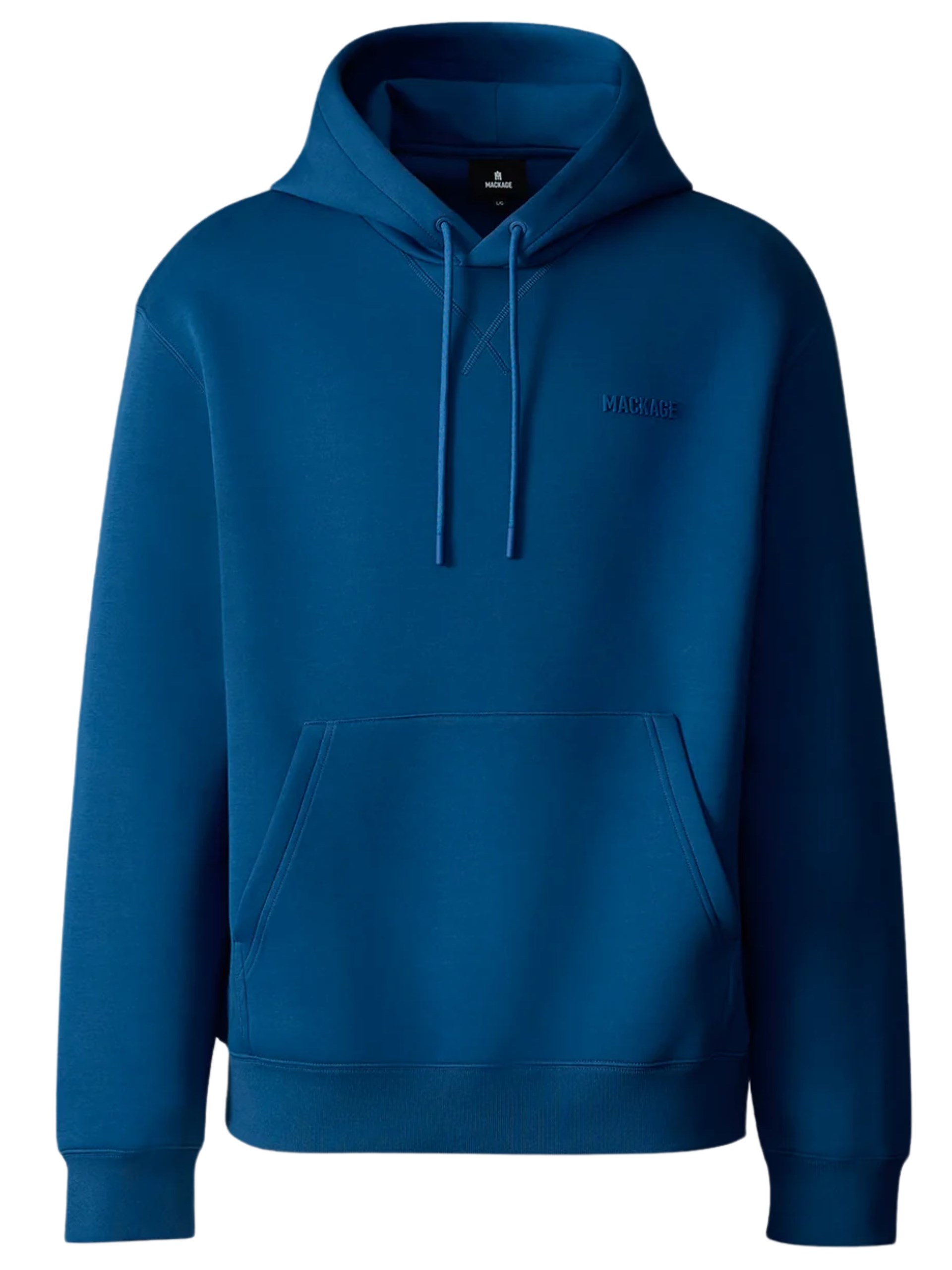 Mackage Krystian men's blue hoodie with logo