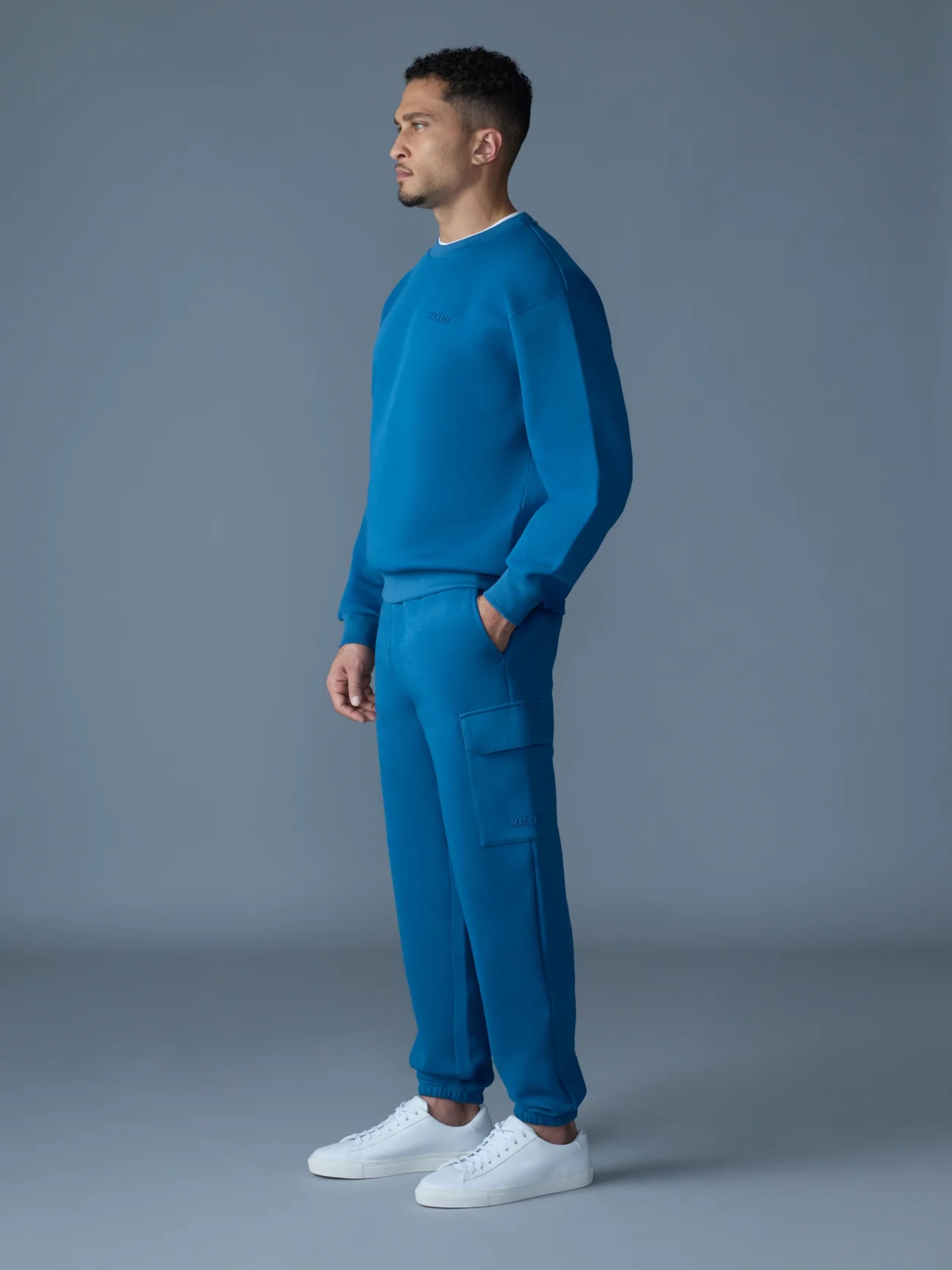 Mackage Marvin-R Men's Blue Cargo Pants