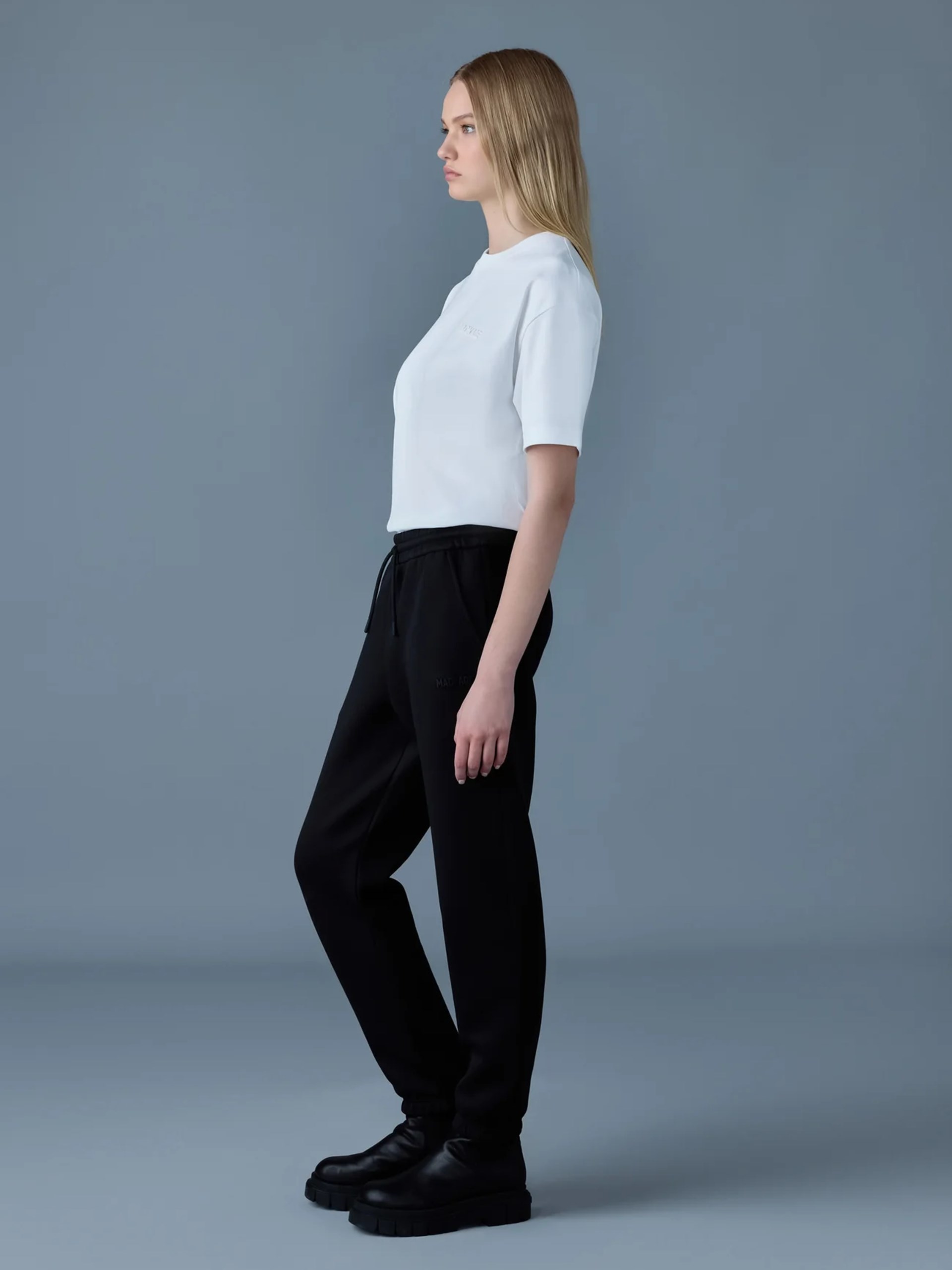 Біла унісекс футболка Mackage TEE-R з бавовни
