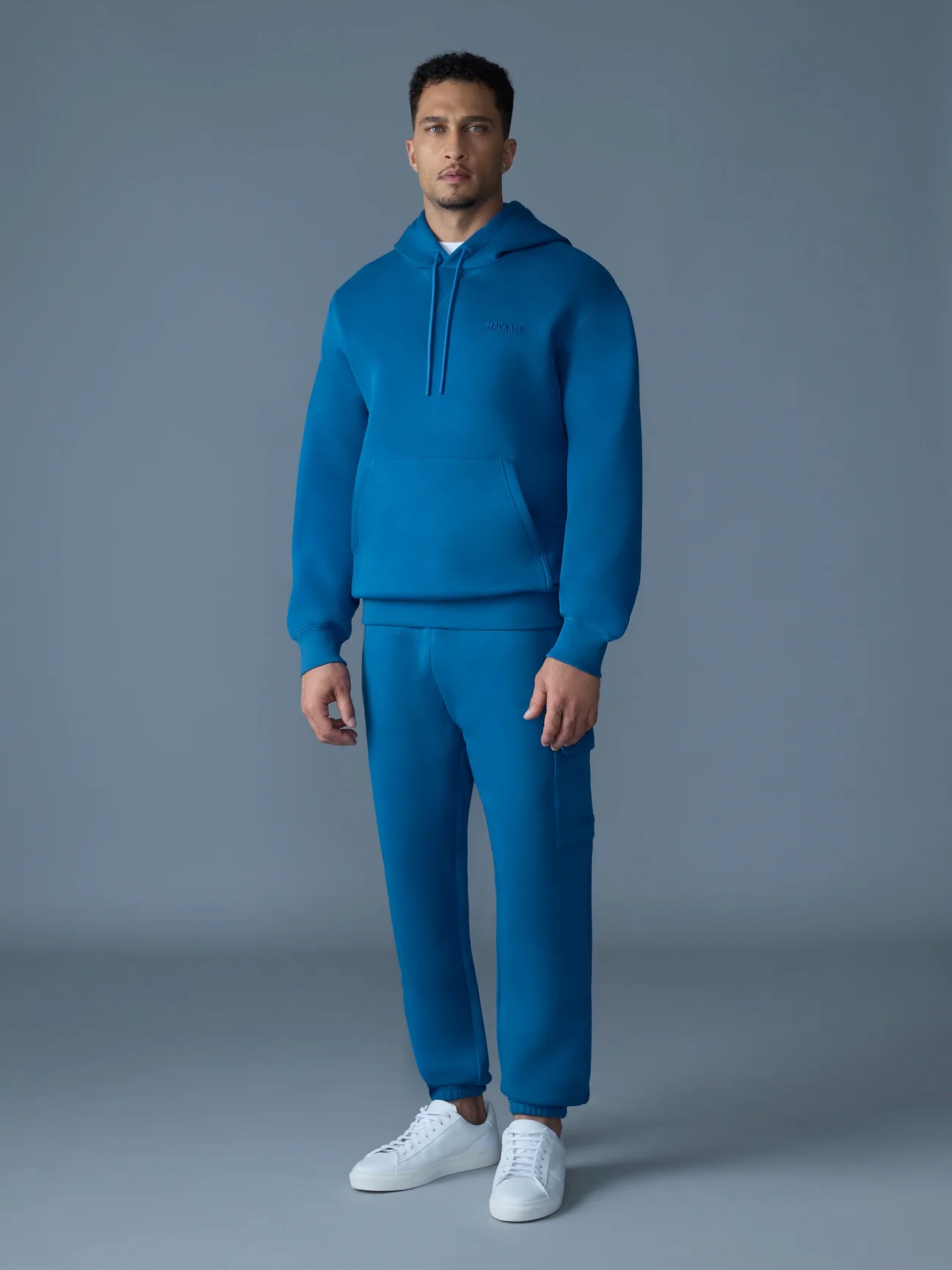 Mackage Krystian men's blue hoodie with logo