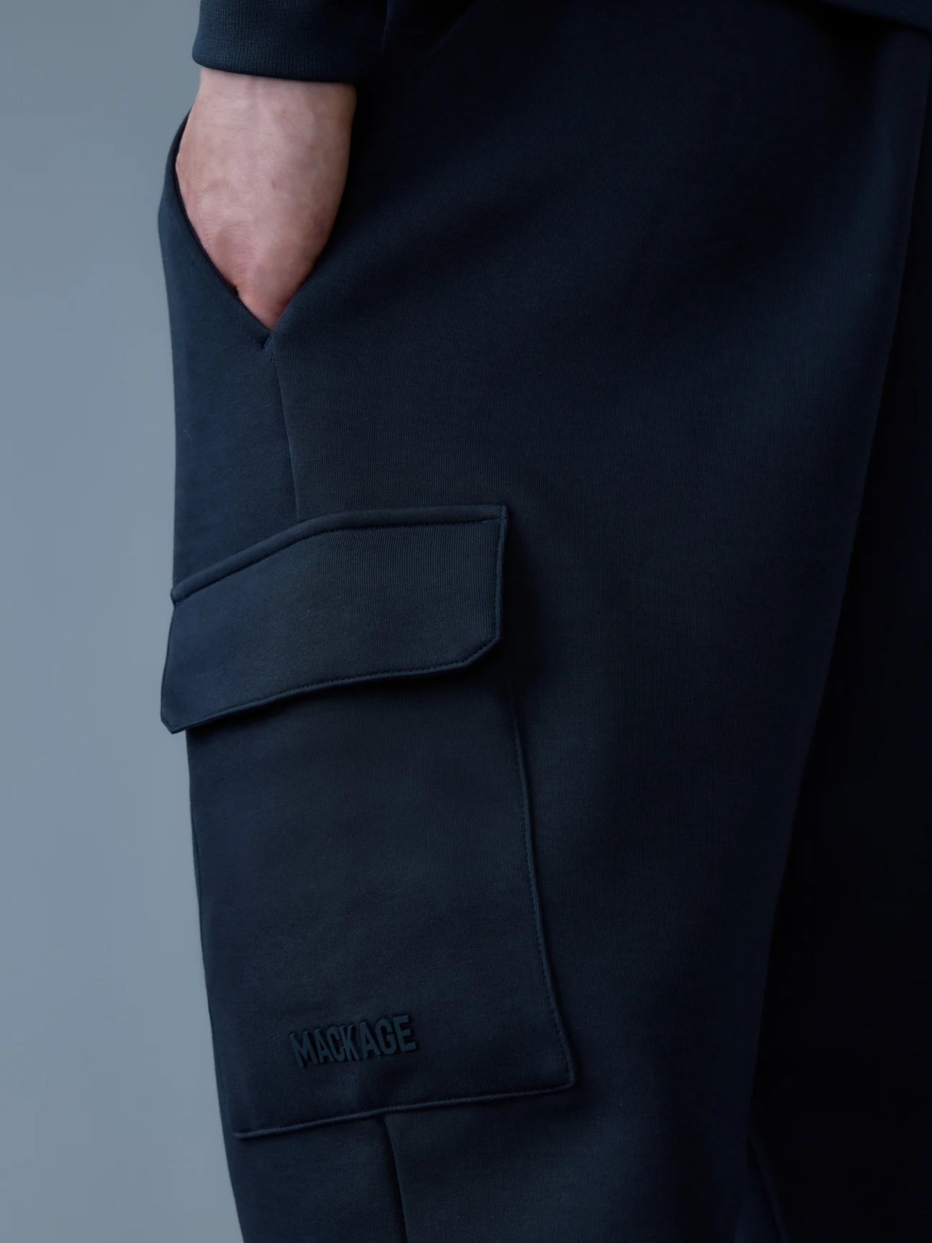 Mackage Marvin-R Men's Navy Blue Cargo Pants