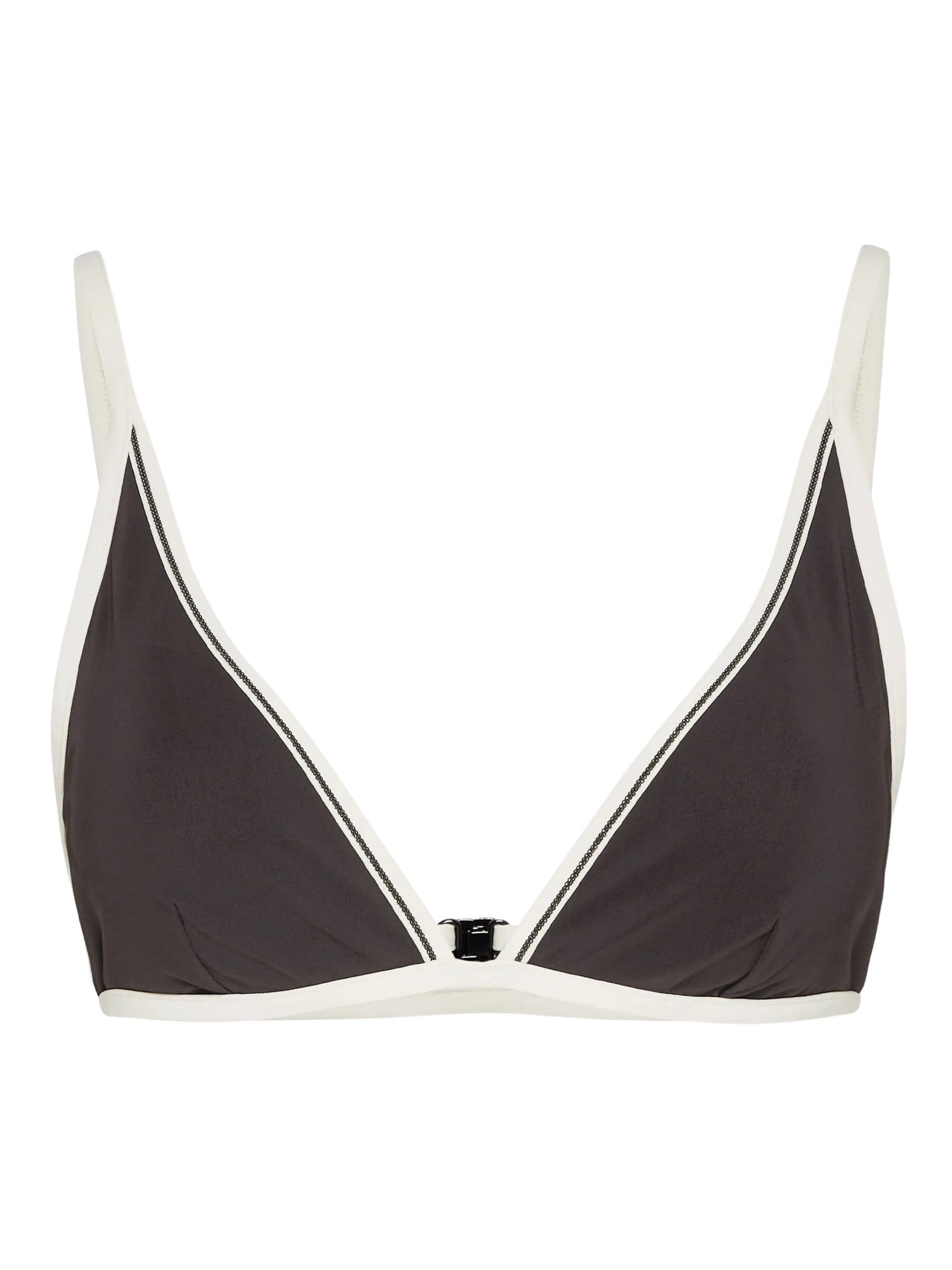 Brunello Cucinelli Monili brown swimsuit top