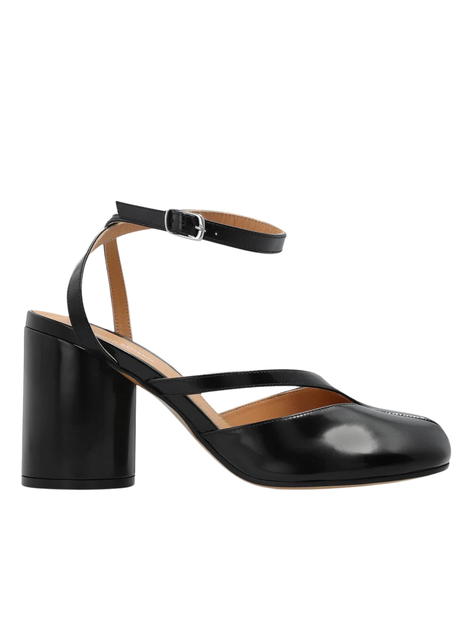 Maison Margiela Tabi black heeled sandals