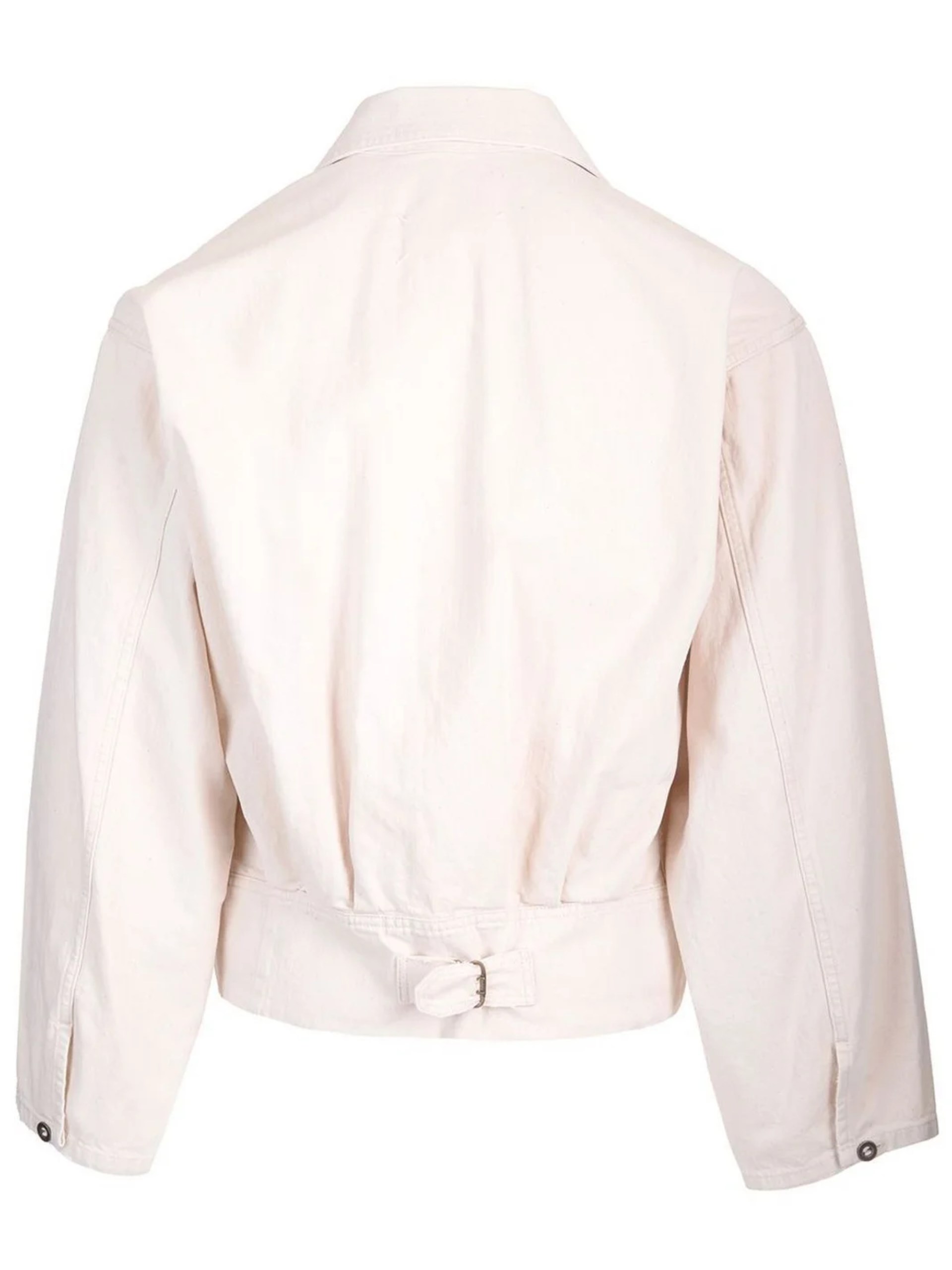 Maison Margiela ivory button-up denim jacket