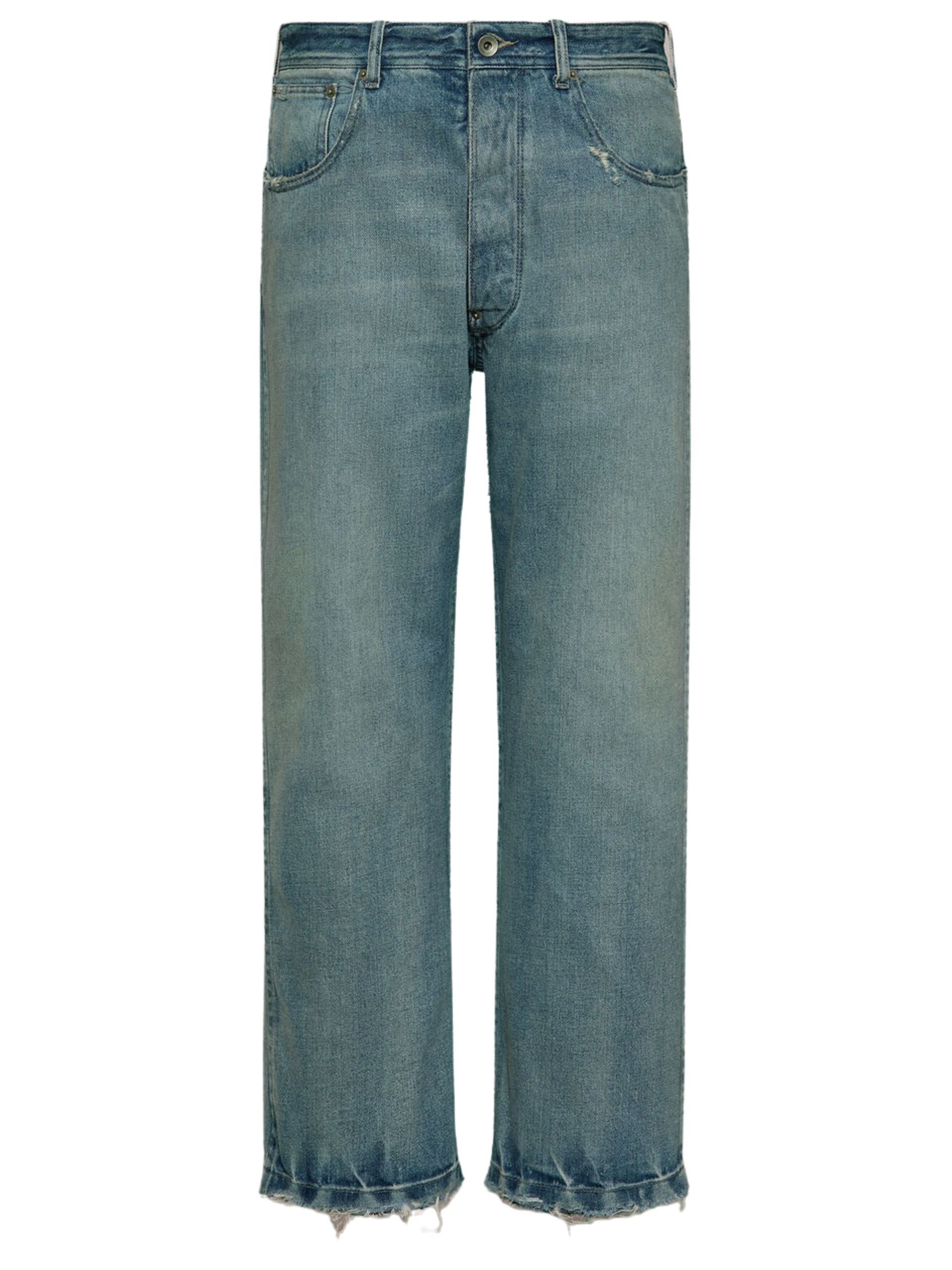 Maison Margiela blue distressed jeans