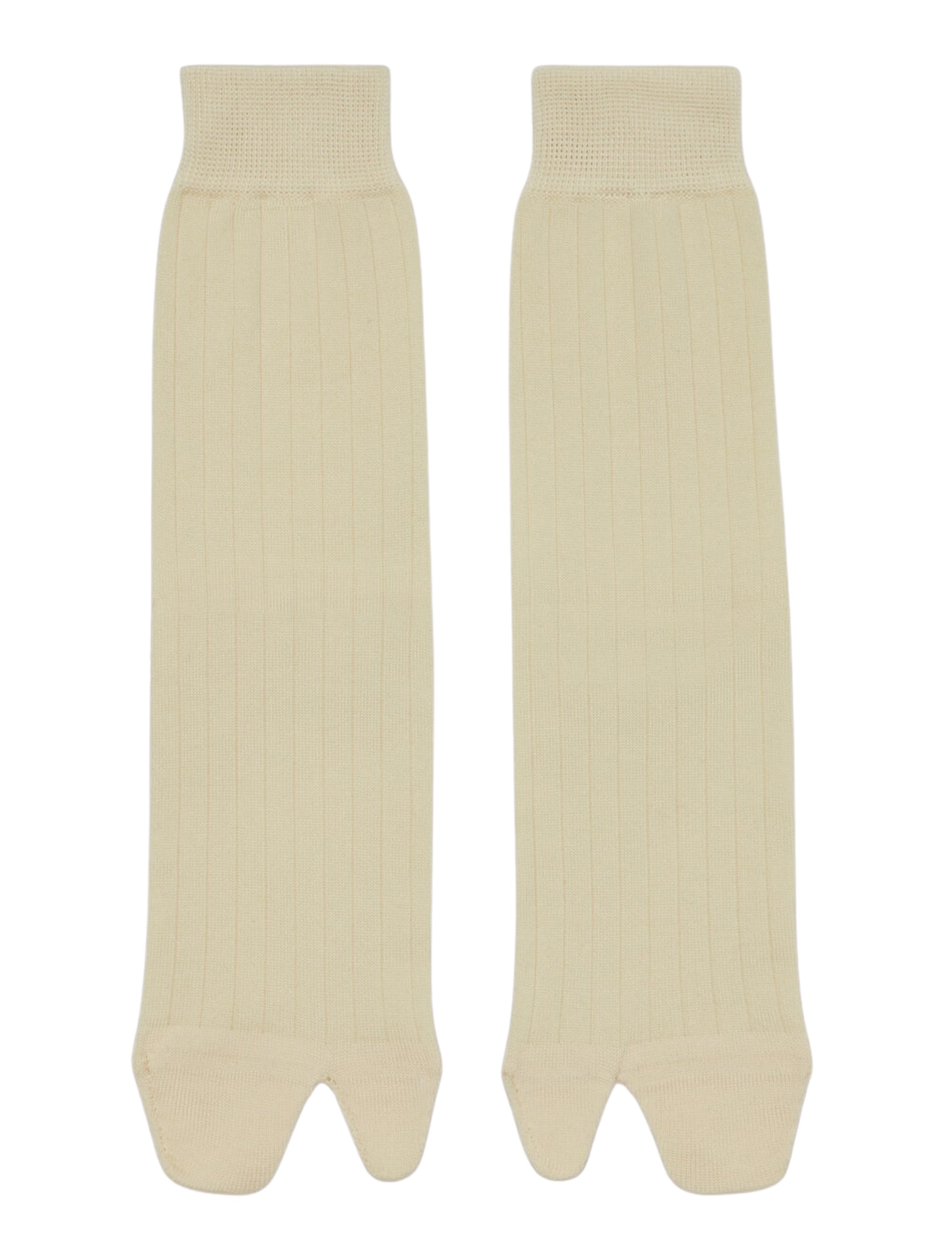 Maison Margiela Tabi beige socks