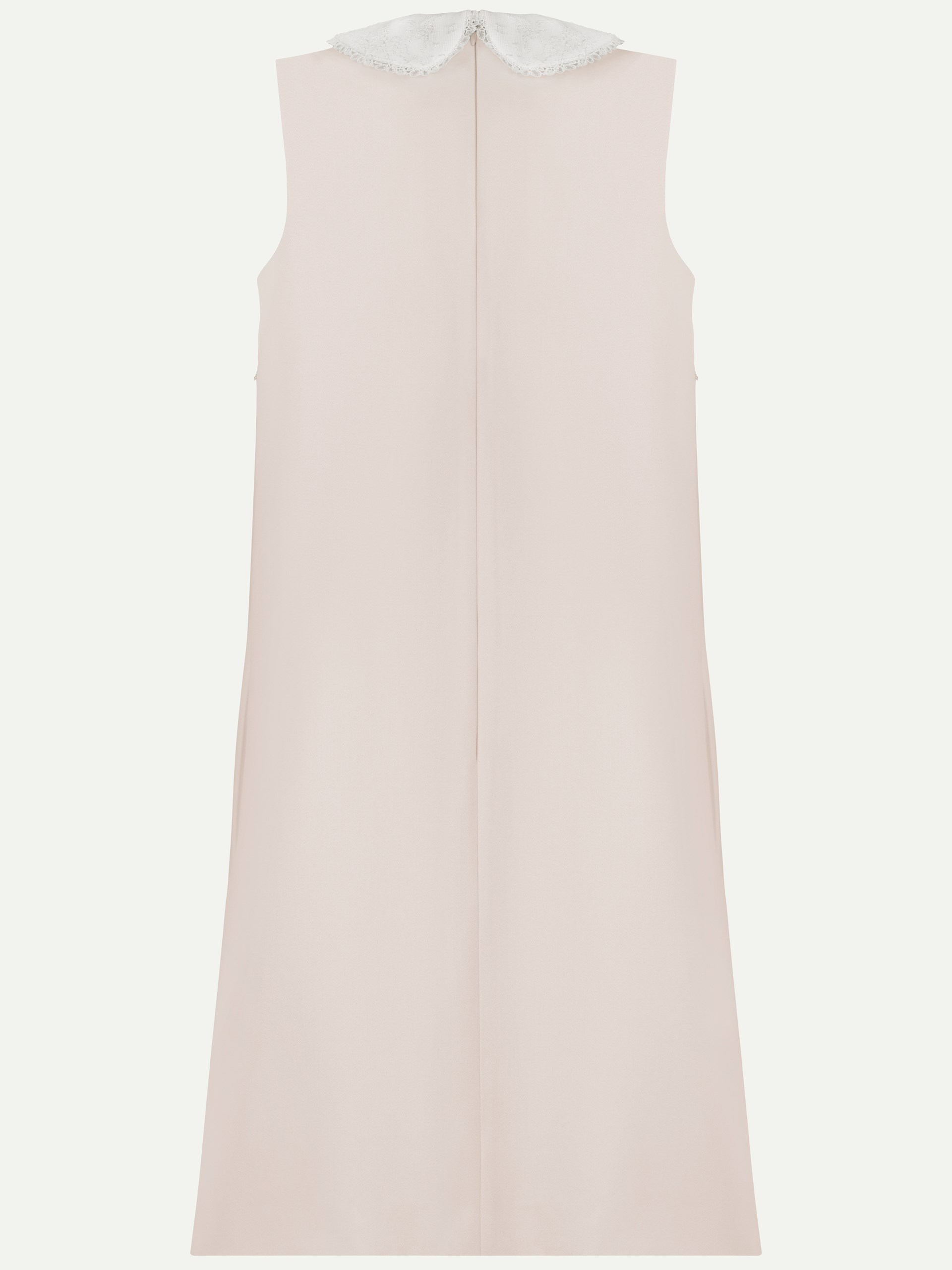 Park Avenue Atelier pale pink dress with lace and collar