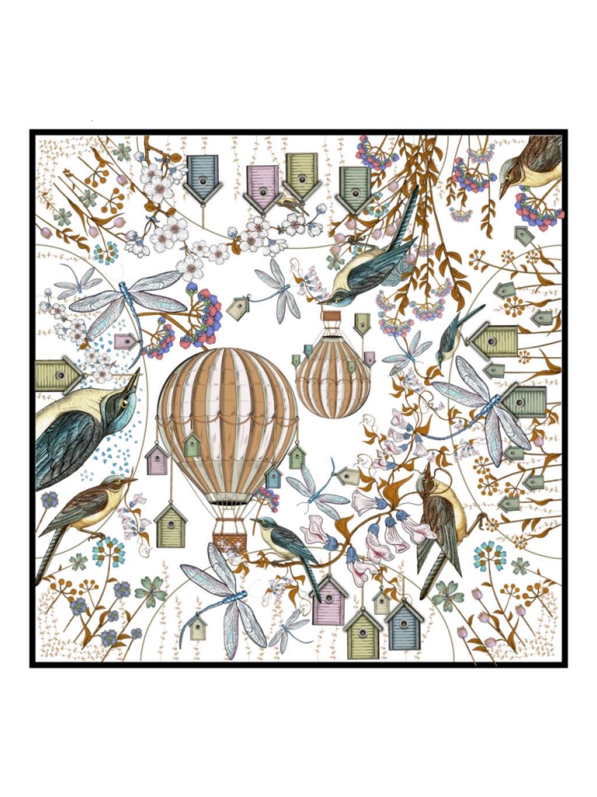 Park Avenue Atelier scarf with an original pattern