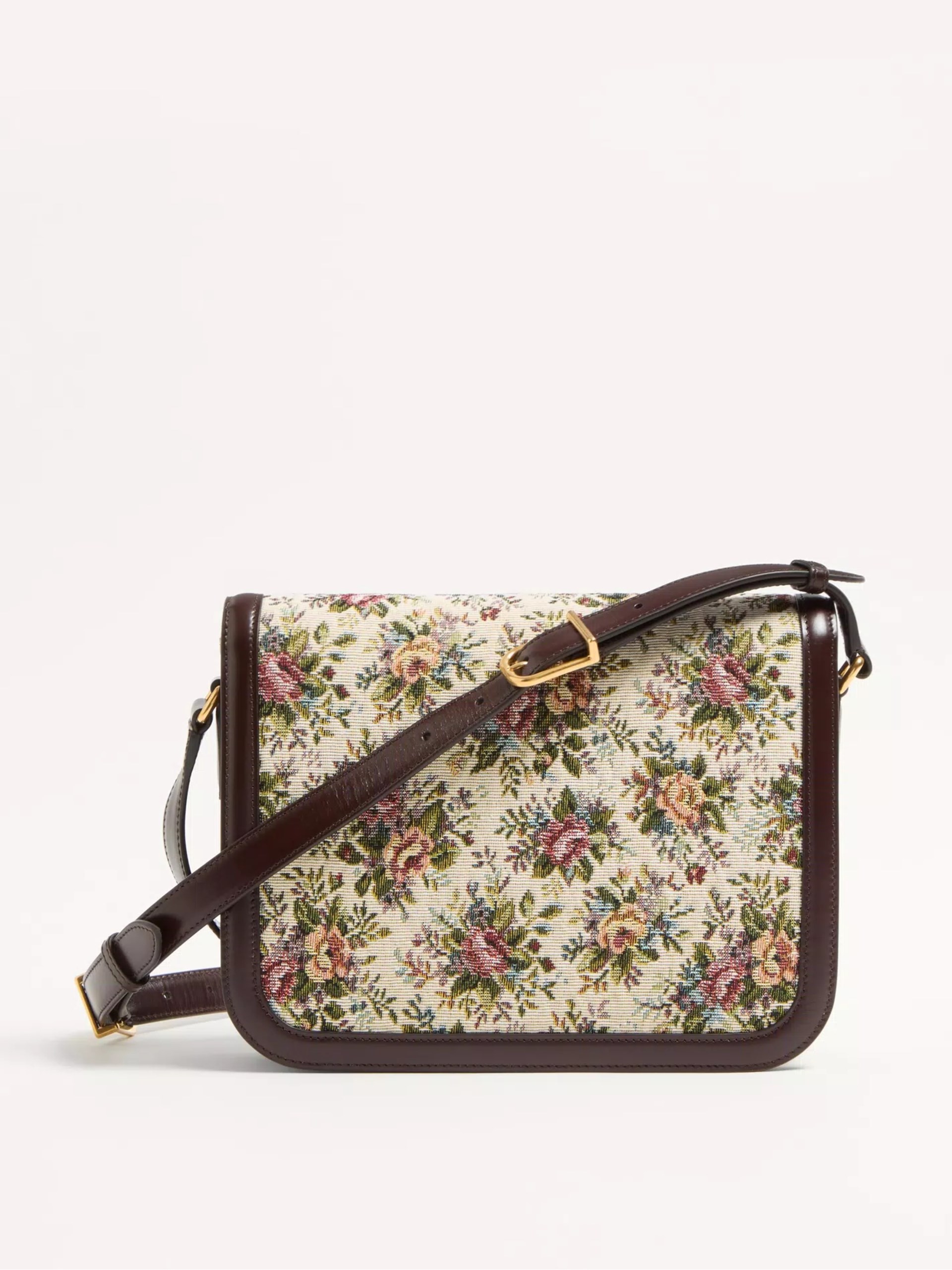 Valentino Garavani 9To5 bag in jacquard fabric with floral print Papier