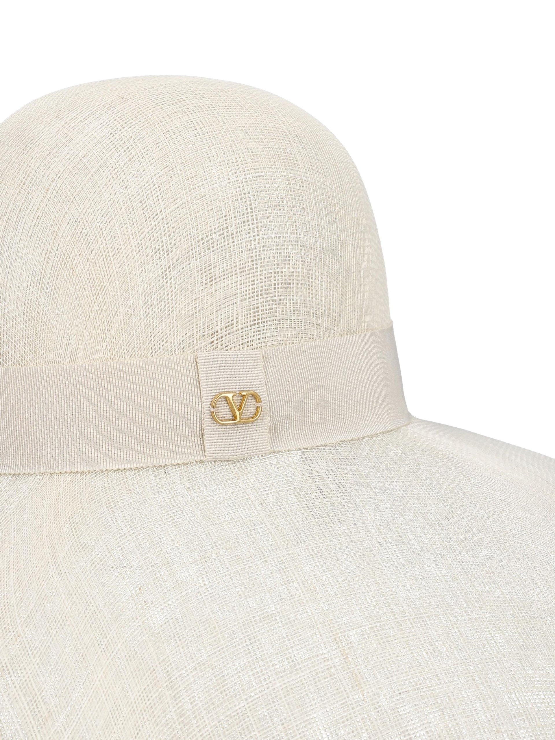 Valentino natural-colored wicker hat