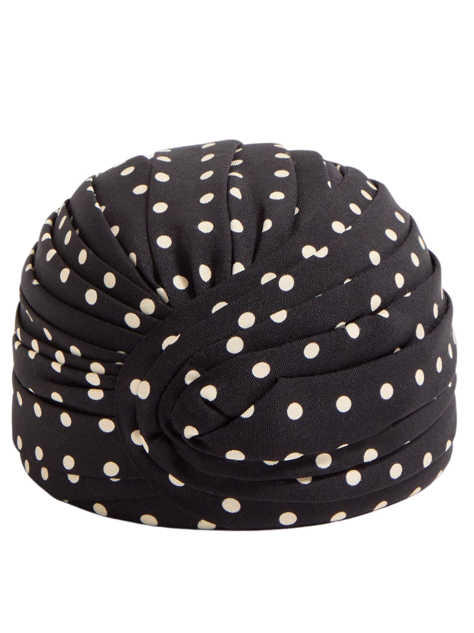 Valentino polka dot print turban