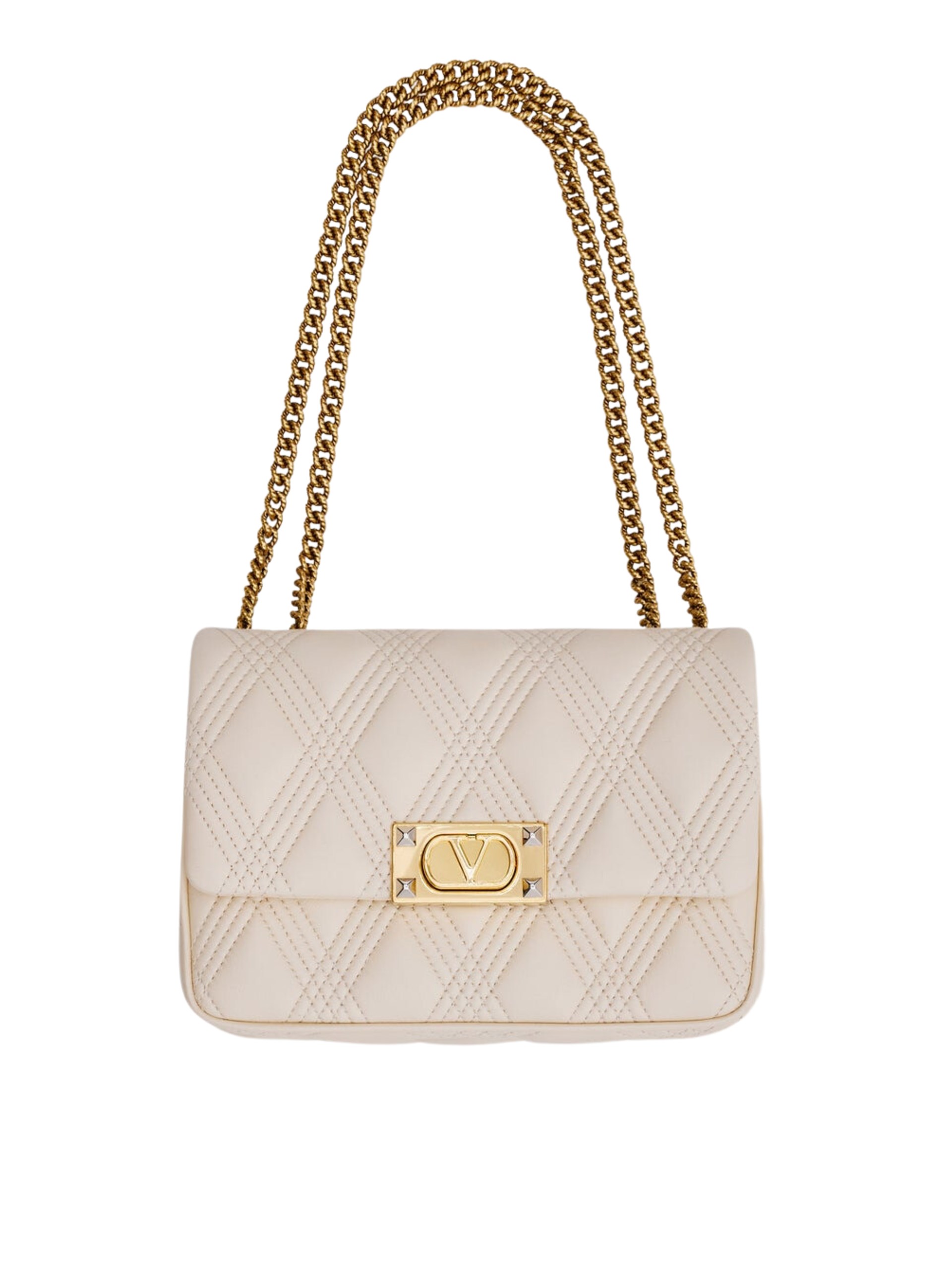 Valentino Garavani Quiltie 67 bag in beige