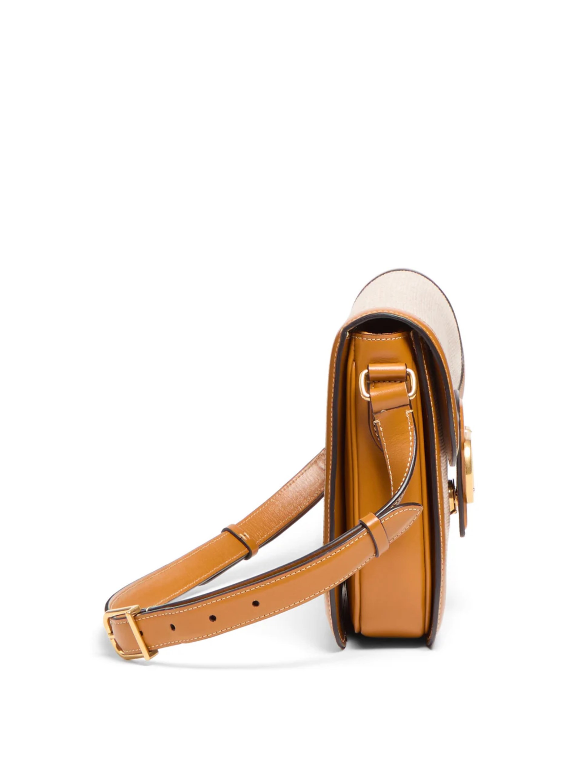 Бежева сумка Valentino Garavani 9to5 через плече