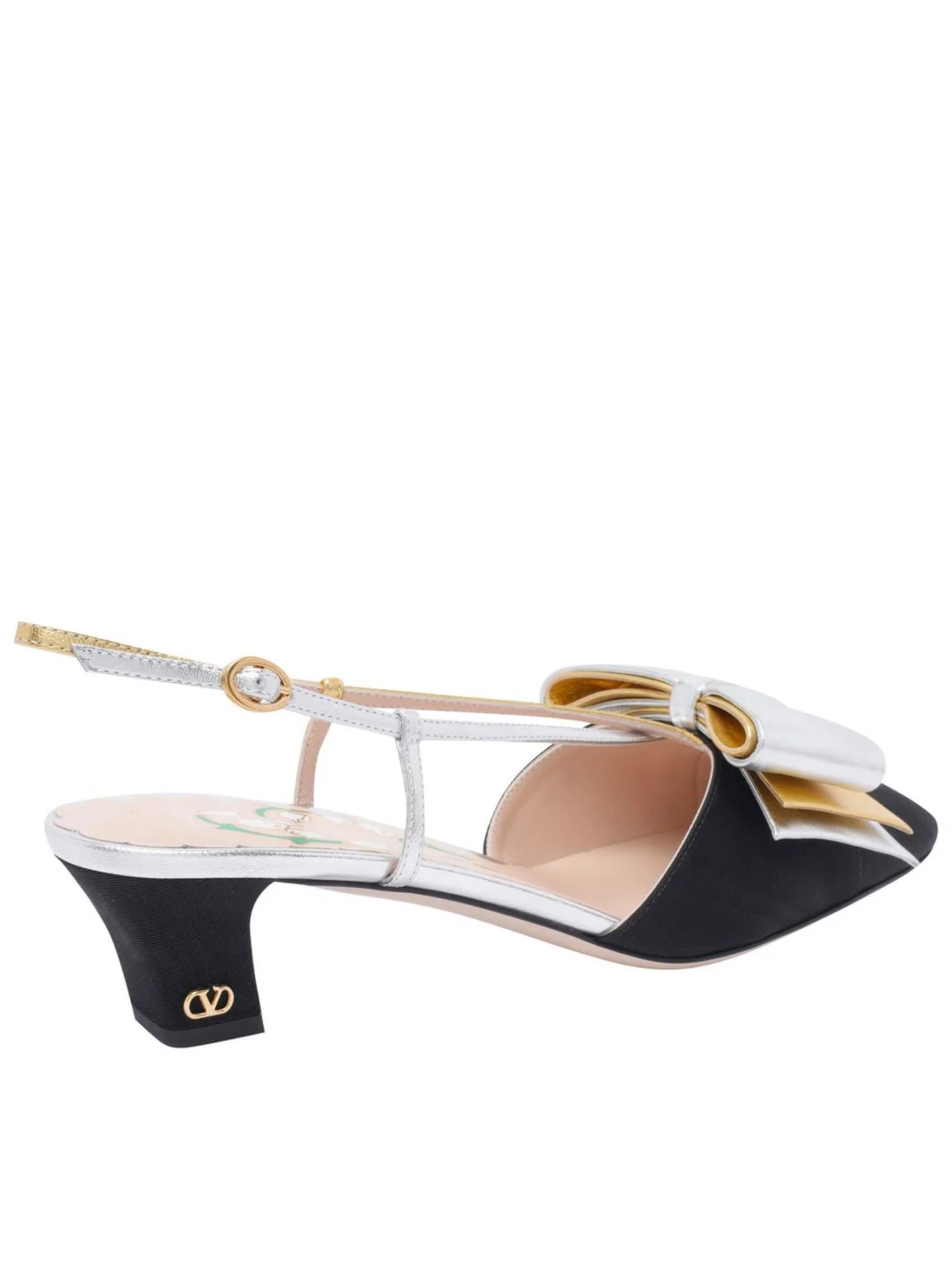 Valentino Garavani Bowow Crossover Strap Slingback Pumps